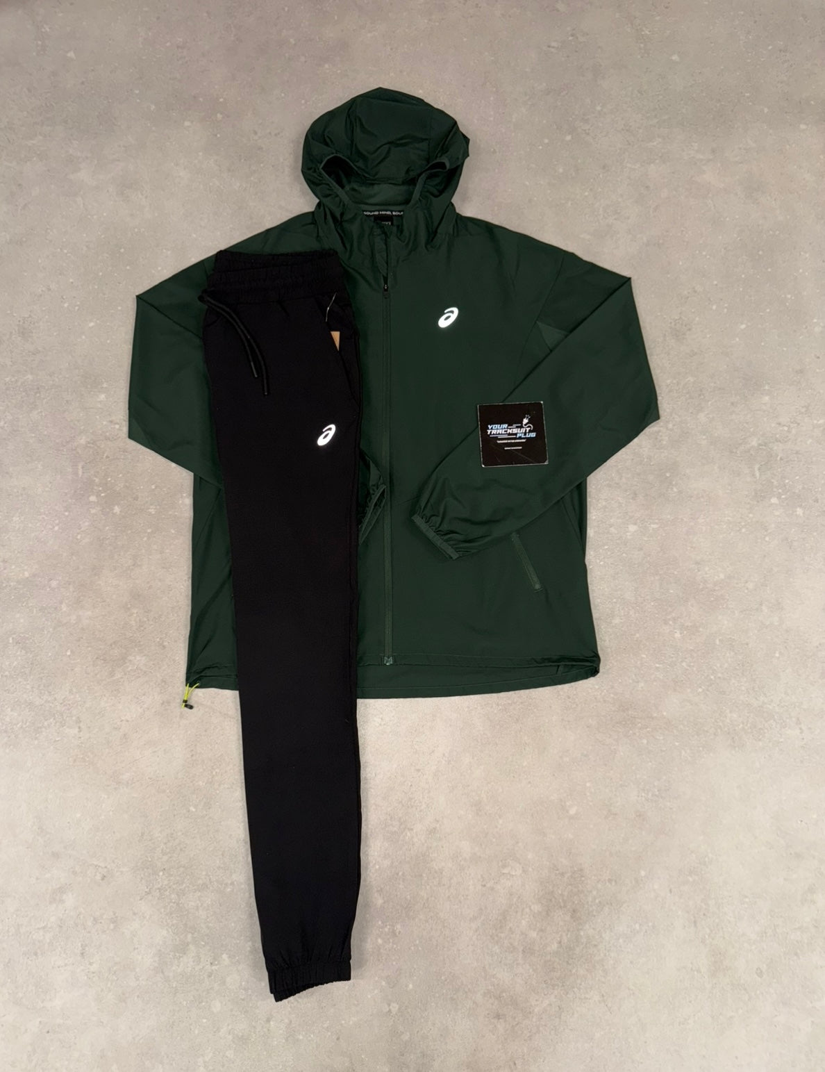 ASICS TRACKSUIT GREEN // VERY EXCLUSIVE