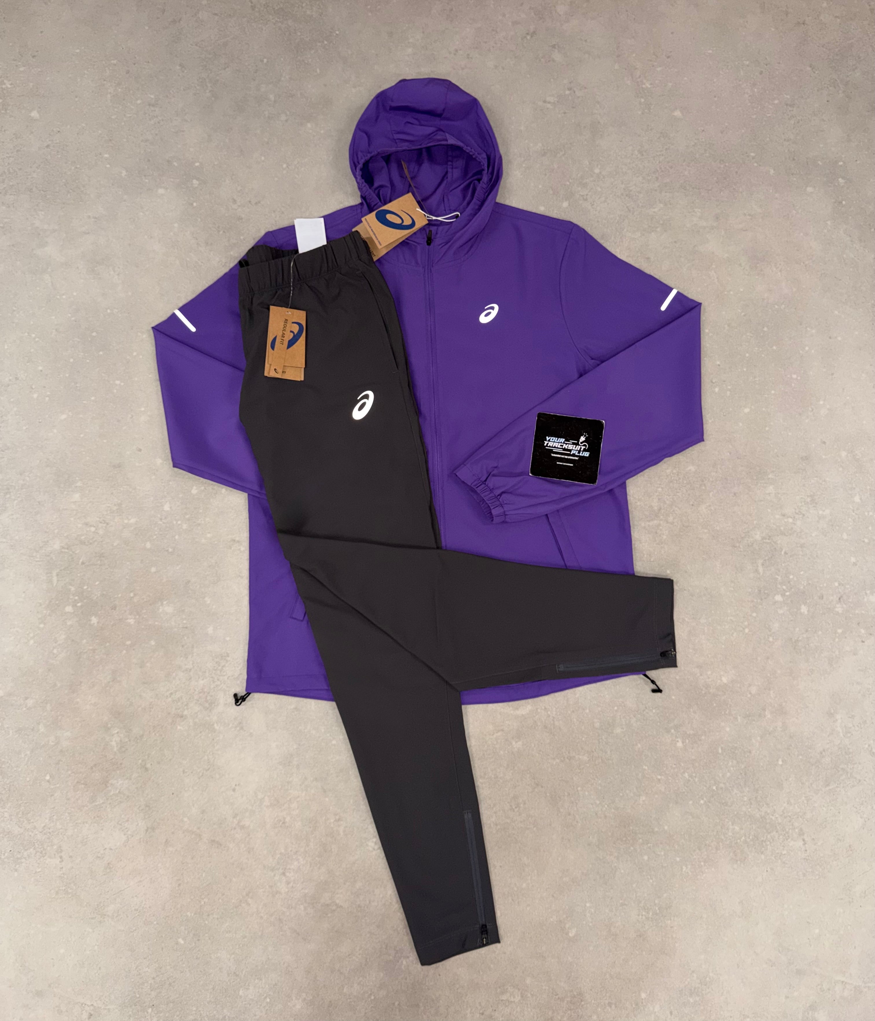 ASICS PURPLE & GREY TRACKSUIT // LIMITED EDITION