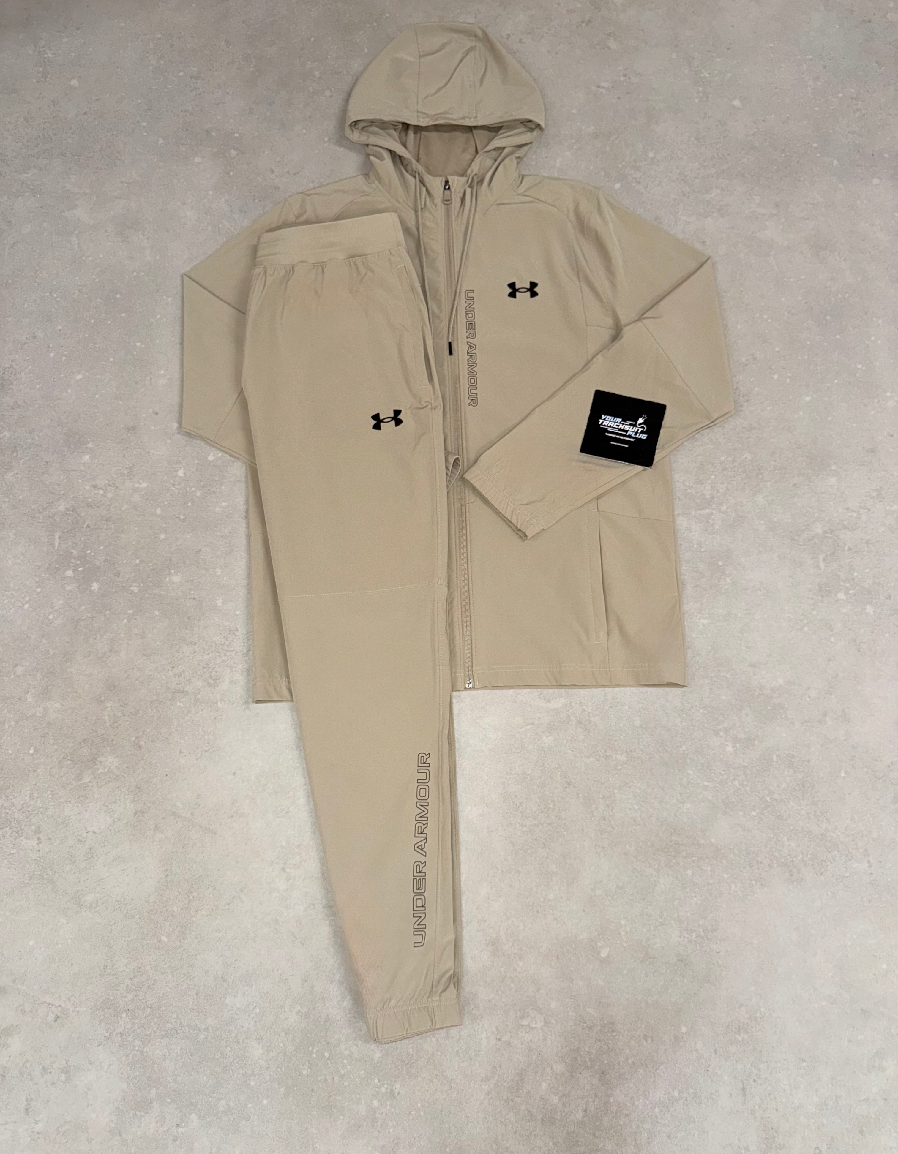 UNDER ARMOUR TRACKSUIT // LIMITED EDITION BEIGE