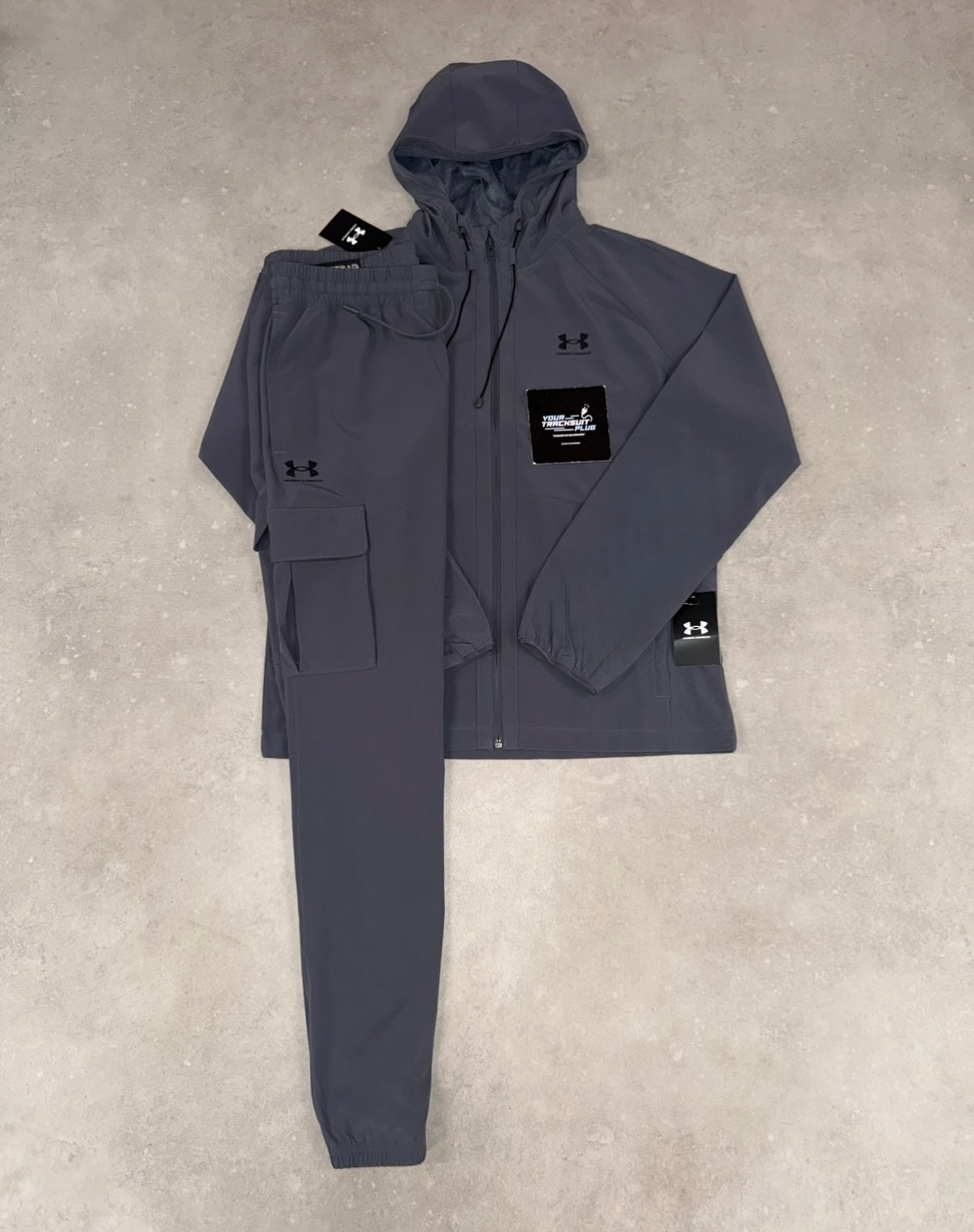 UNDER ARMOUR TRACKSUIT CARGO GREY