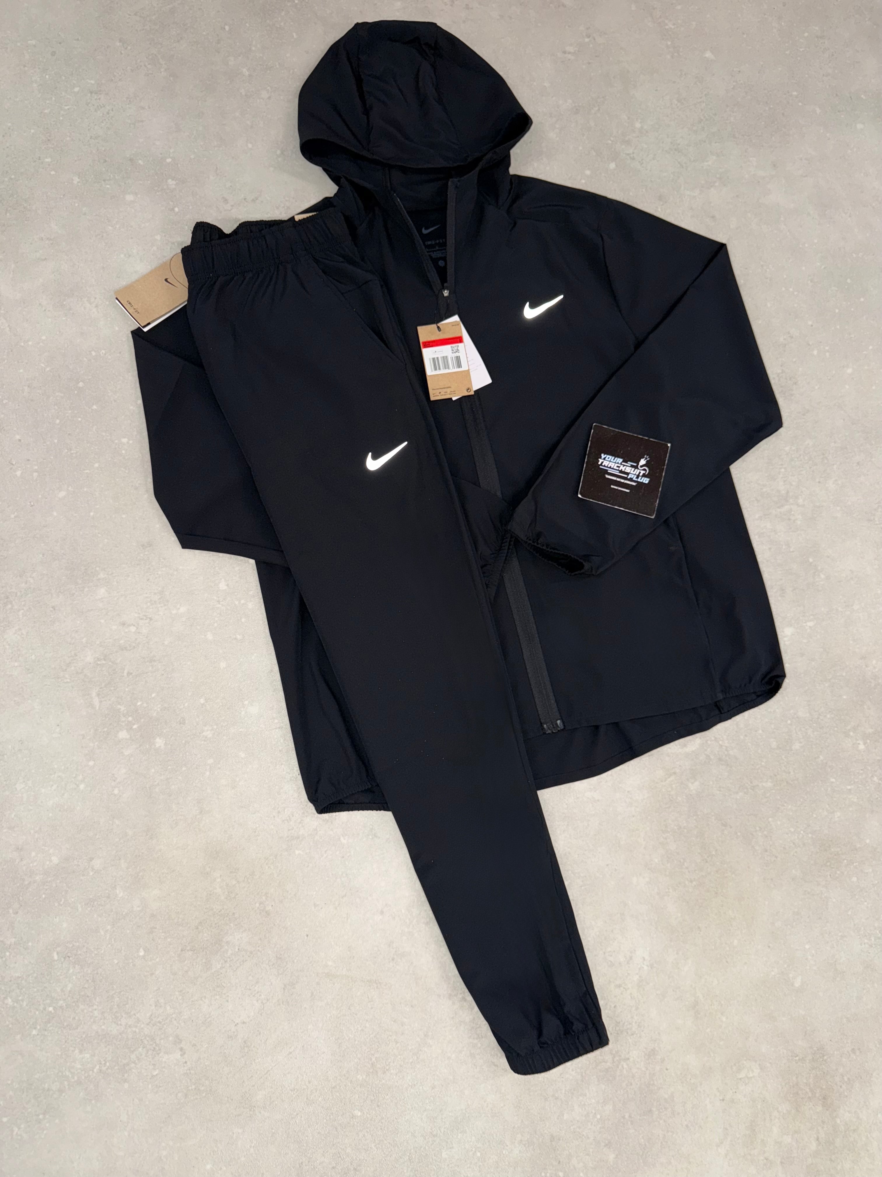 NIKE TRACKSUIT BLACK ON BLACK