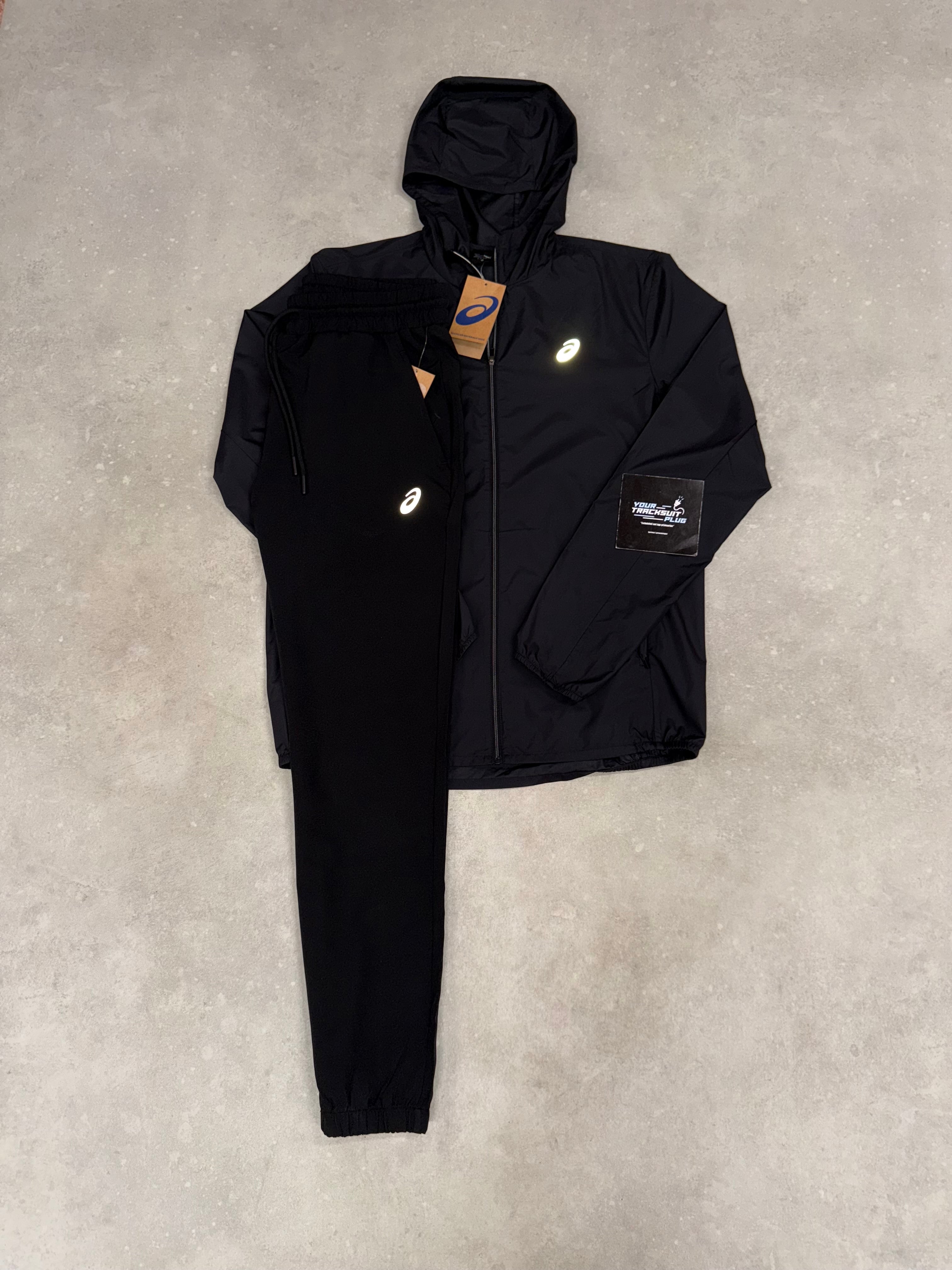 ASICS TRACKSUIT // BLACK ON BLACK