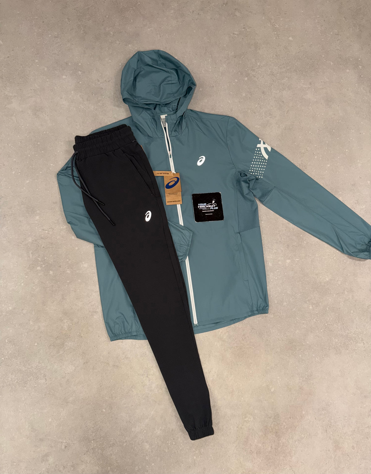 ASICS TRACKSUIT BLUE & GREY  // THE LATEST