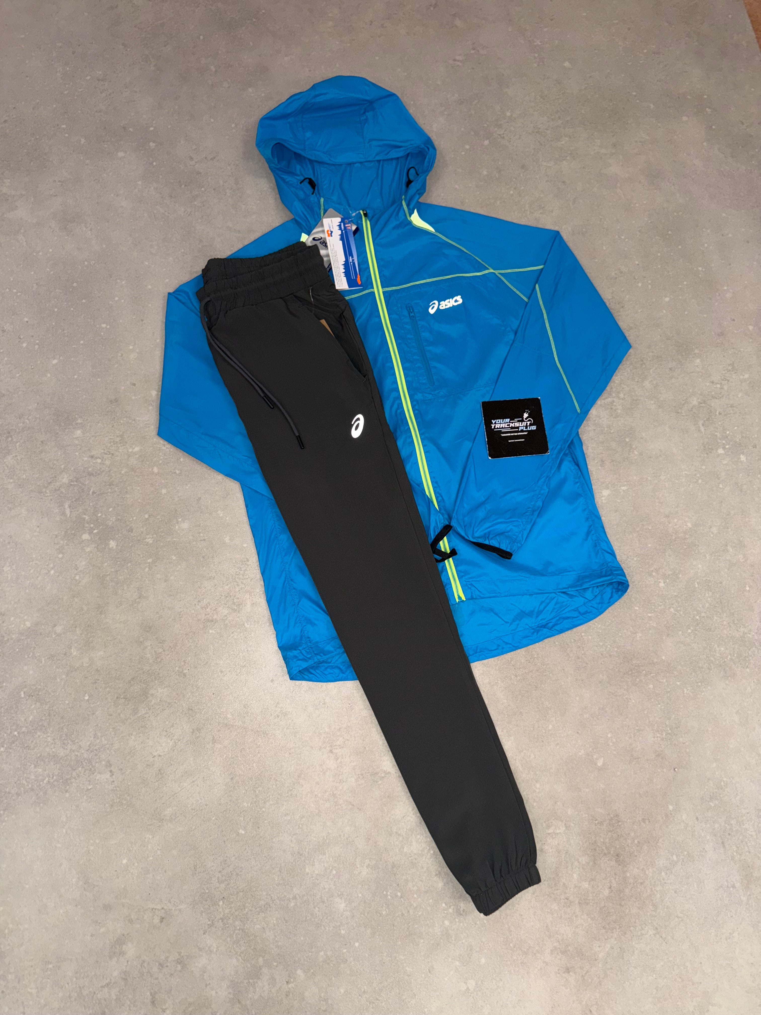 ASICS TRACKSUIT GREY & BLUE // LIMITED EDITION