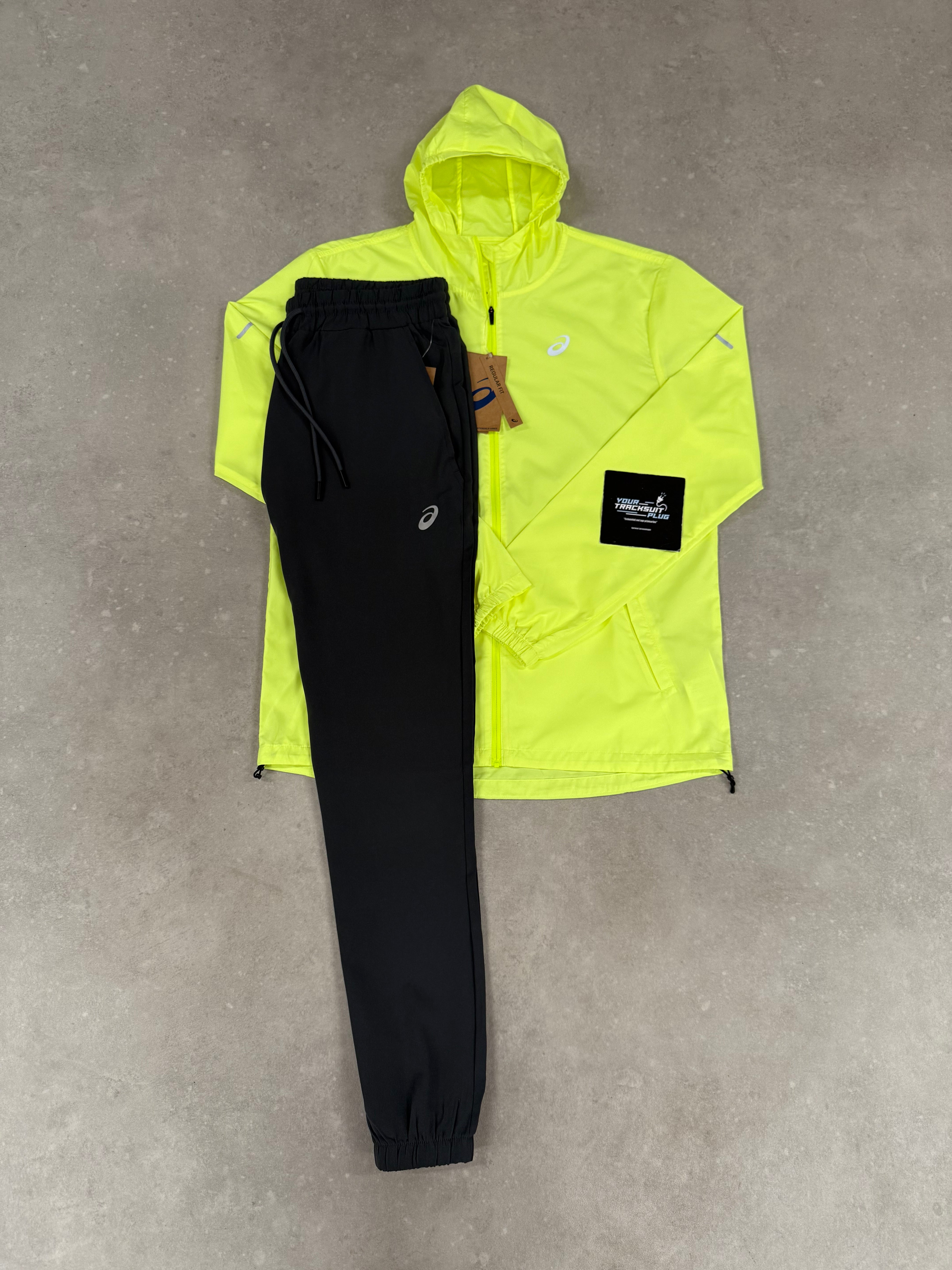 ASICS TRACKSUIT GREY & YELLOW // LIMITED EDITION