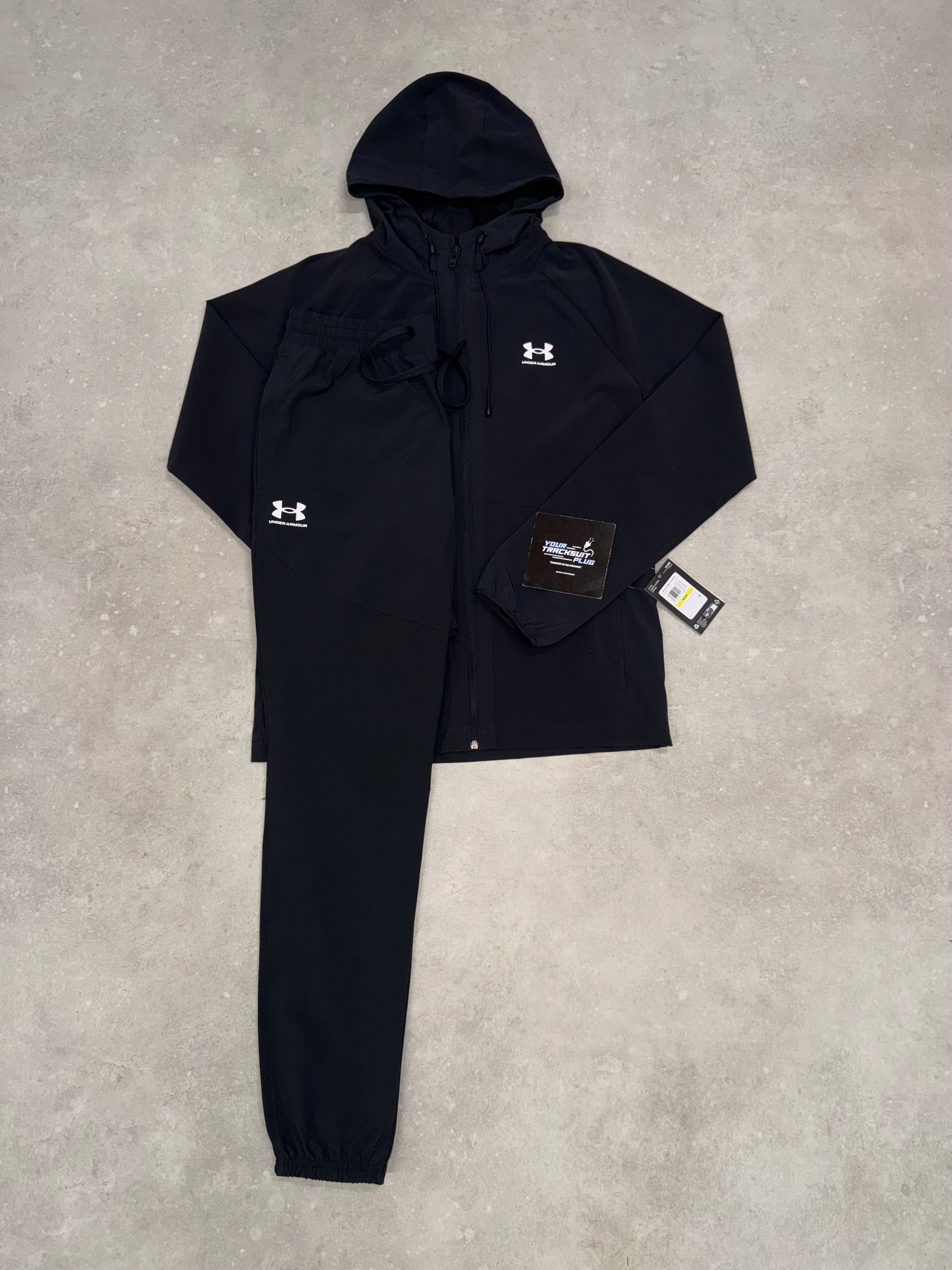 UNDER ARMOUR TRACKSUIT BLACK
