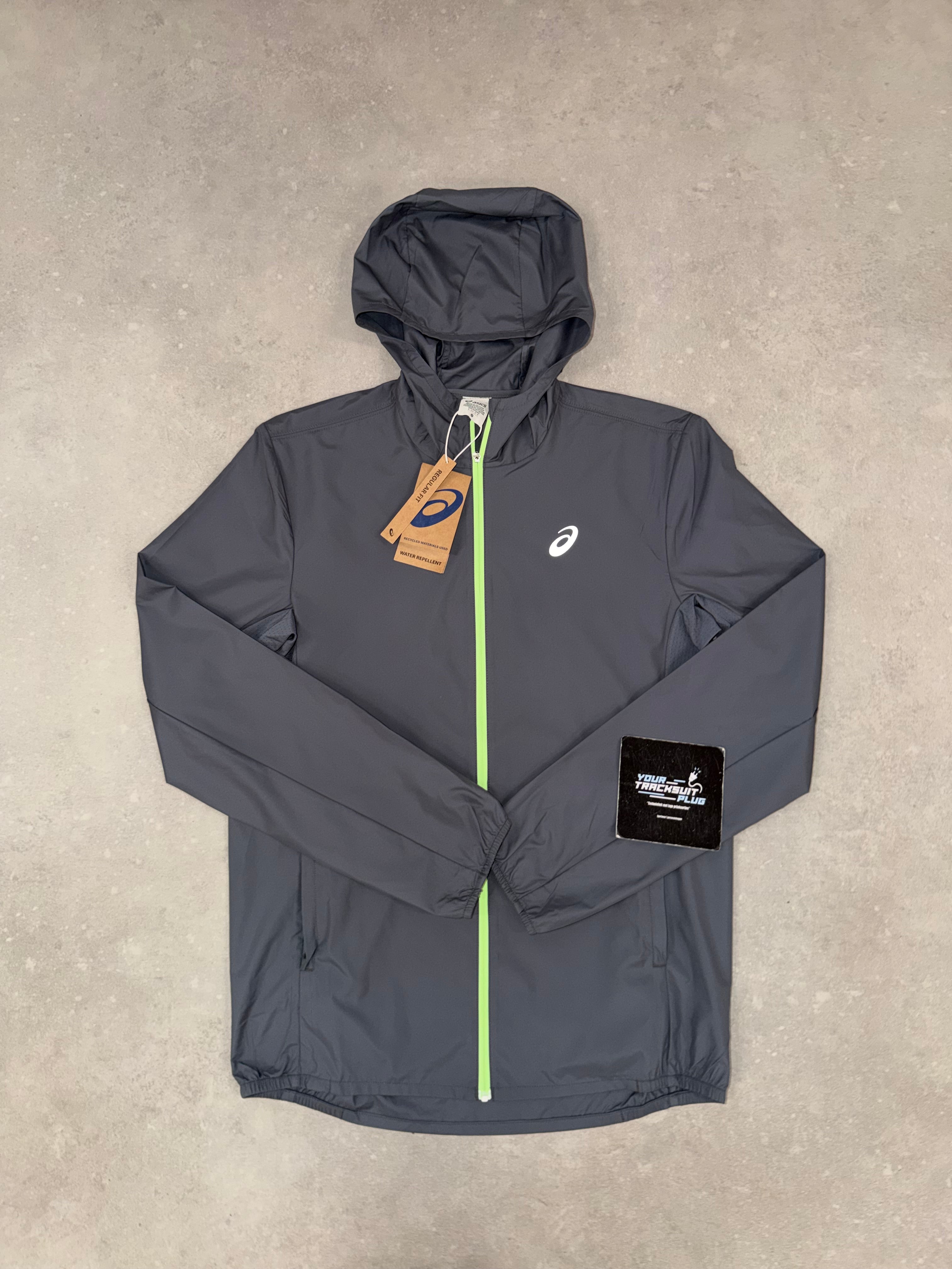 ASICS GREY & GREEN TRACKSUIT // LIMITED EDITION