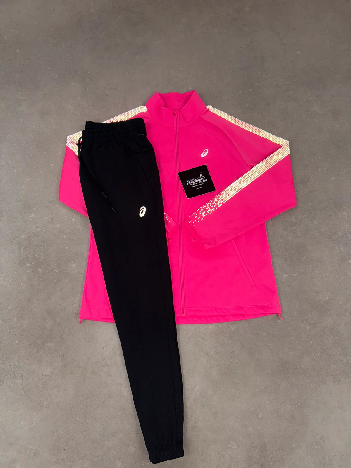 ASICS SOFT-SHELL LITE SHOW PINK TRACKSUIT // VERY EXCLUSIVE