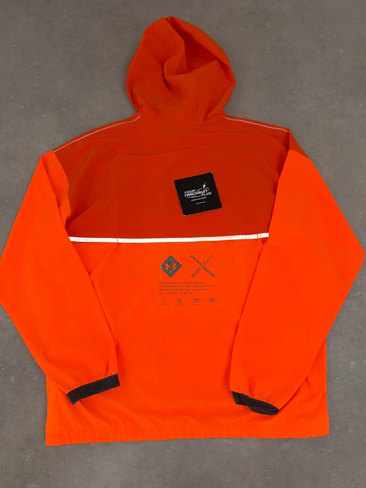UNDER ARMOUR TRACKSUIT ORANGE & BLACK // EXCLUSIVE EDITION