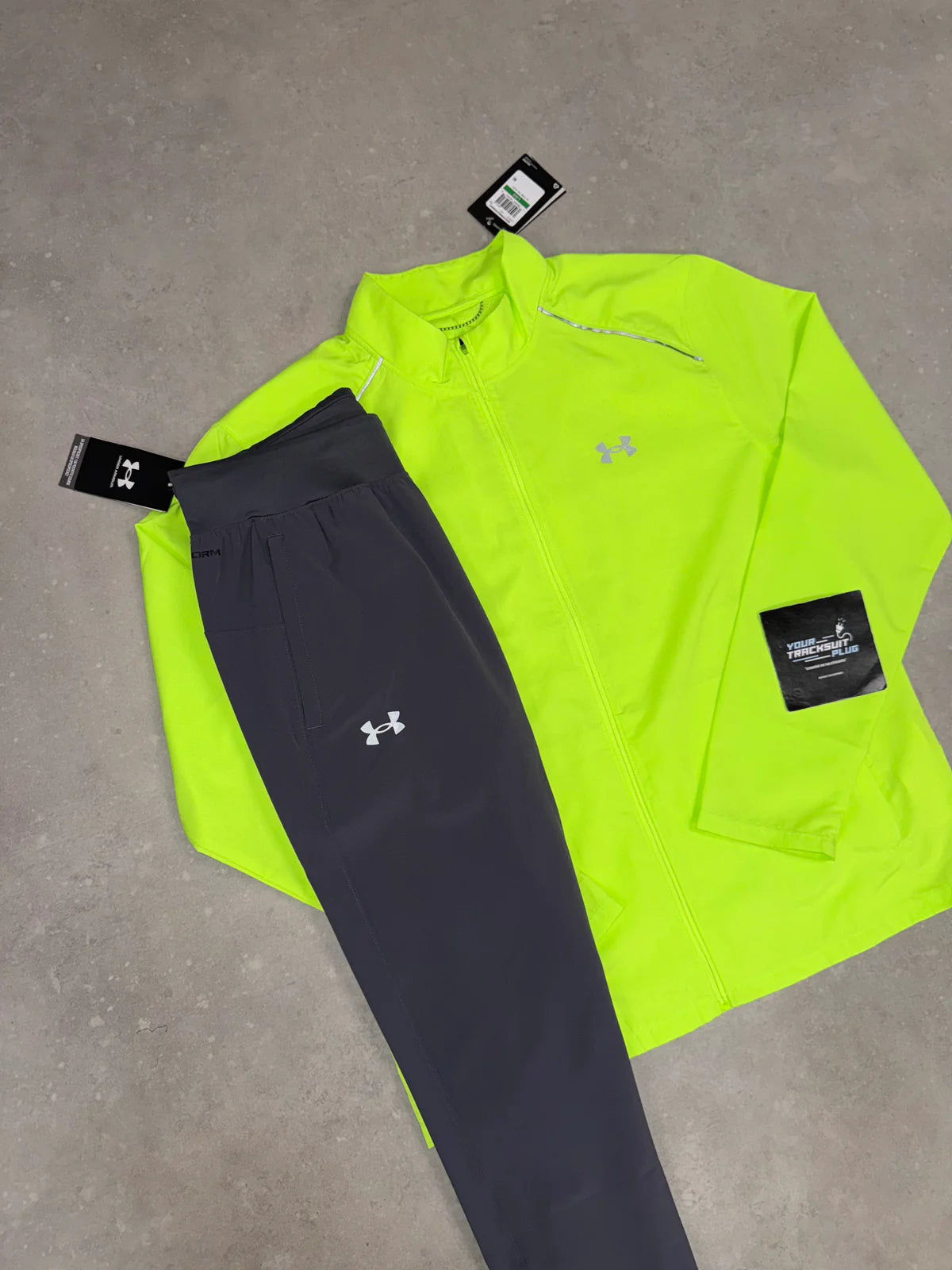UNDER ARMOUR TRACKSUIT YELLOW & GREY // LIMITED EDITION