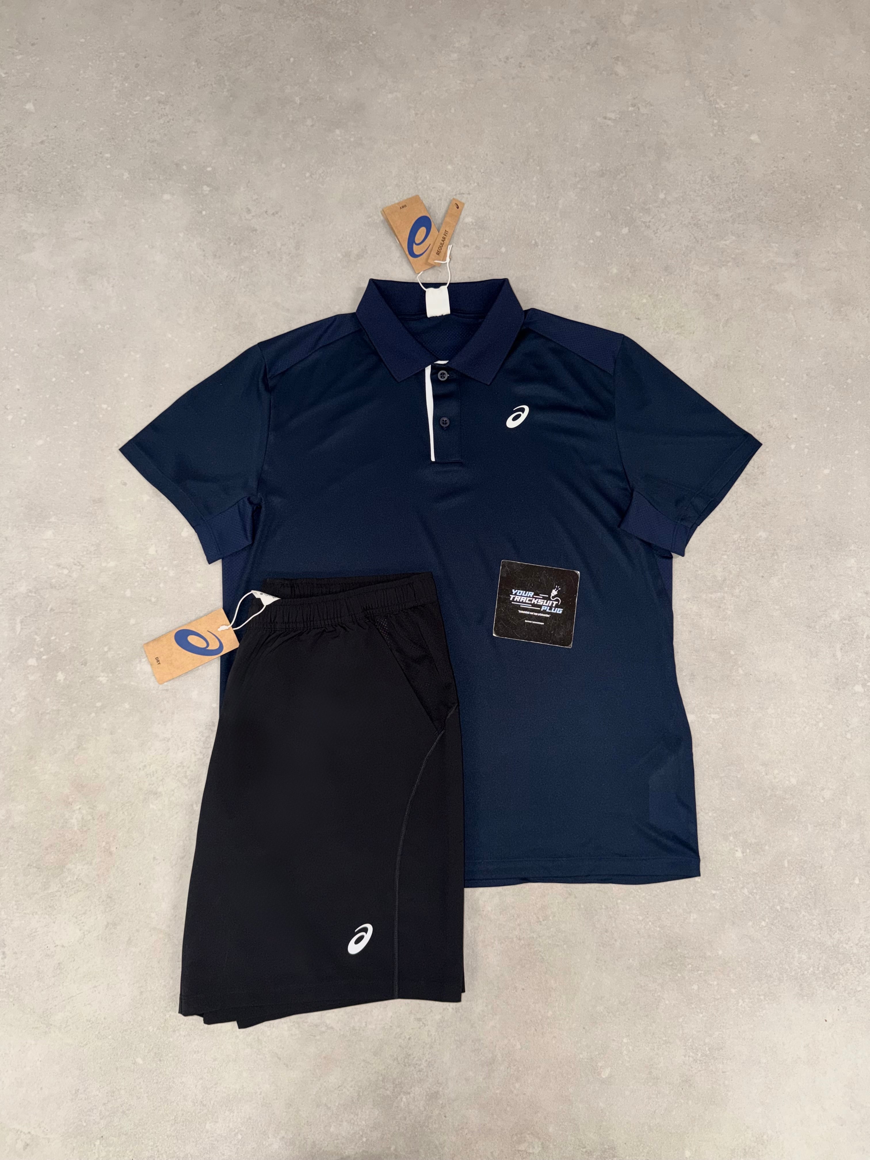 ASICS POLO SET NAVY BLUE // LIMITED EDITION