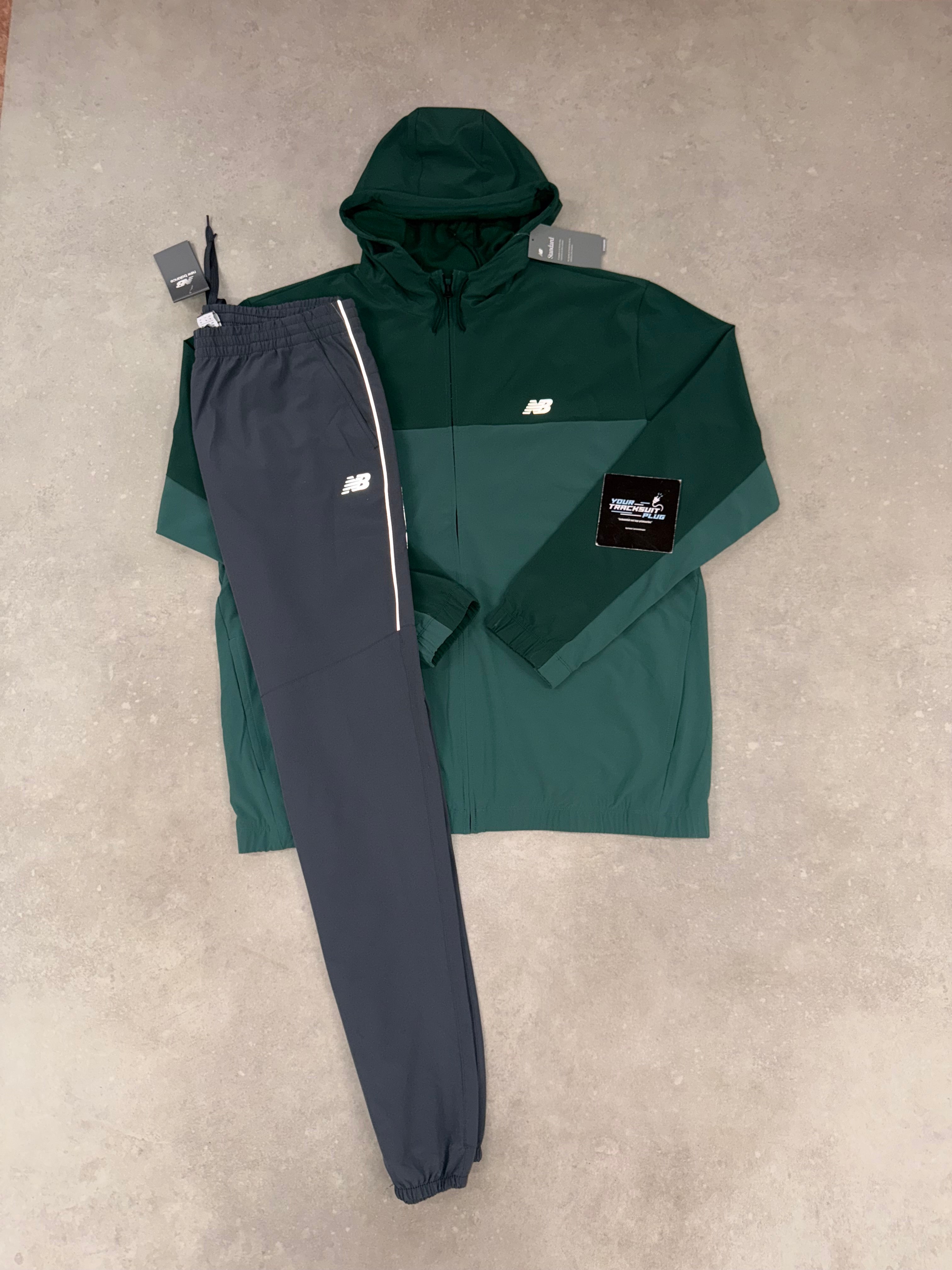 NEW BALANCE TRACKSUIT GREEN & GREY