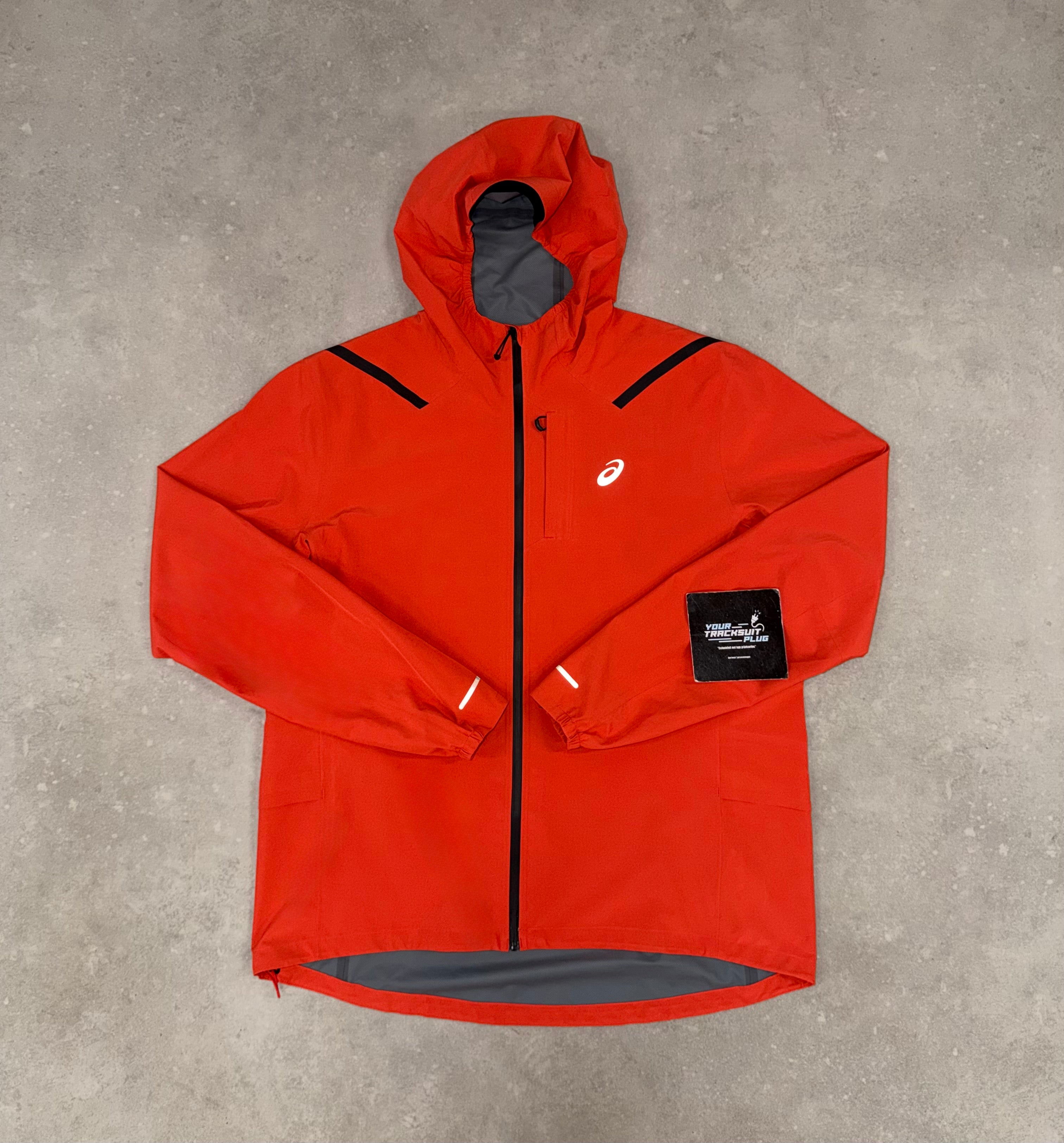 ASICS SOFT-SHELL ORANGE & GREY TRACKSUIT // VERY EXCLUSIVE