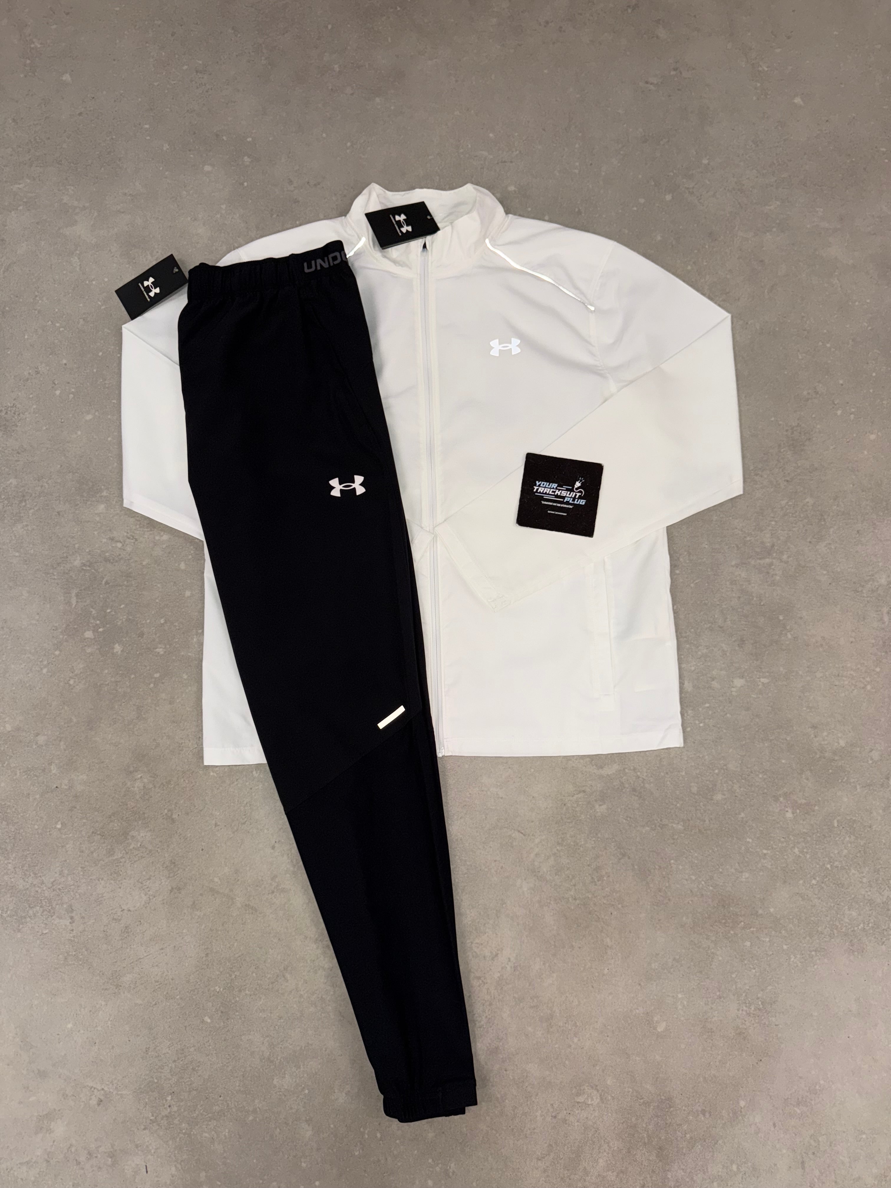 UNDER ARMOUR TRACKSUIT BLACK & WHITE EDITION