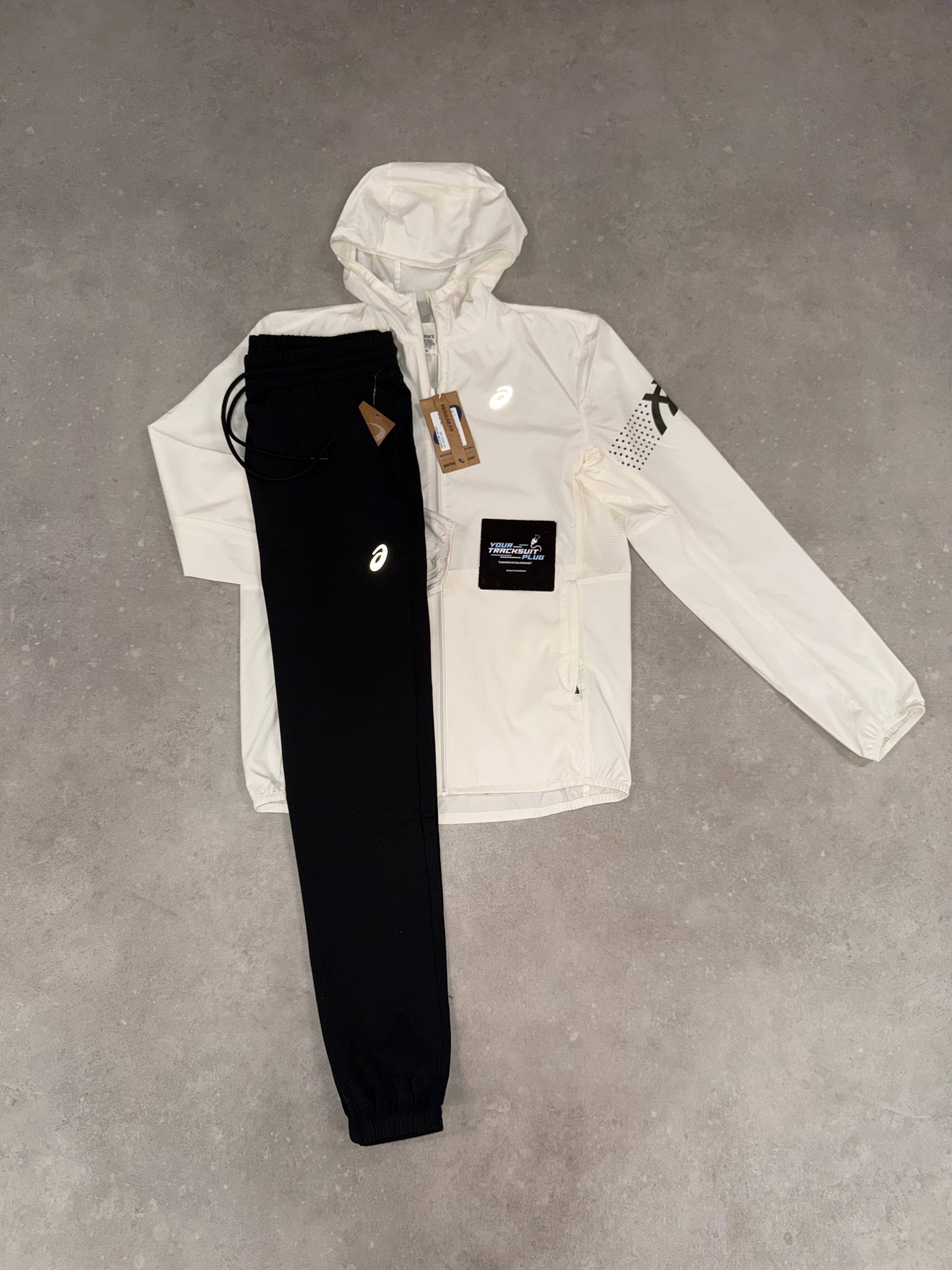 ASICS TRACKSUIT CRÈME & BLACK