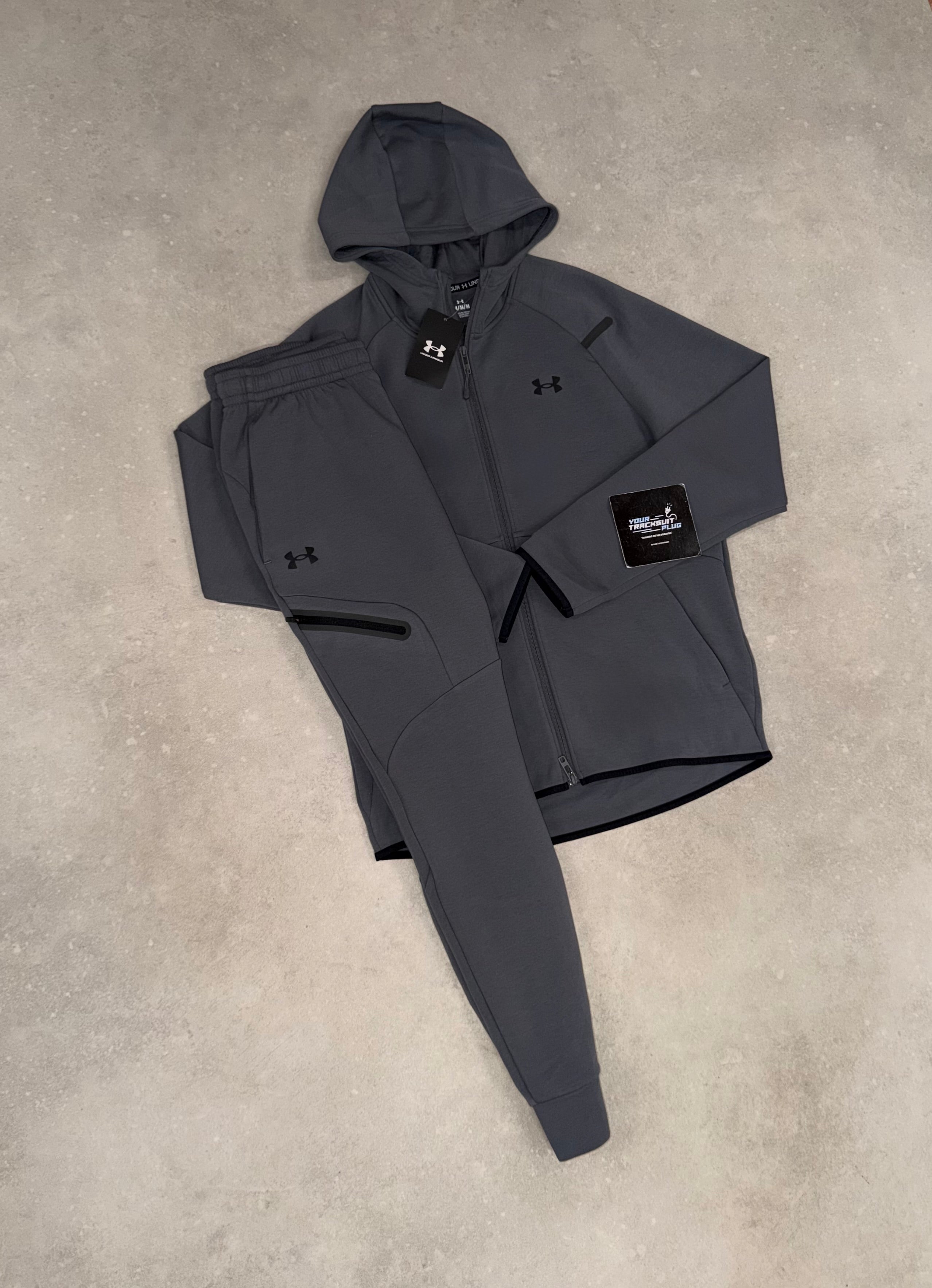 UNDER ARMOUR TECH TRACKSUIT SMOKE GREY