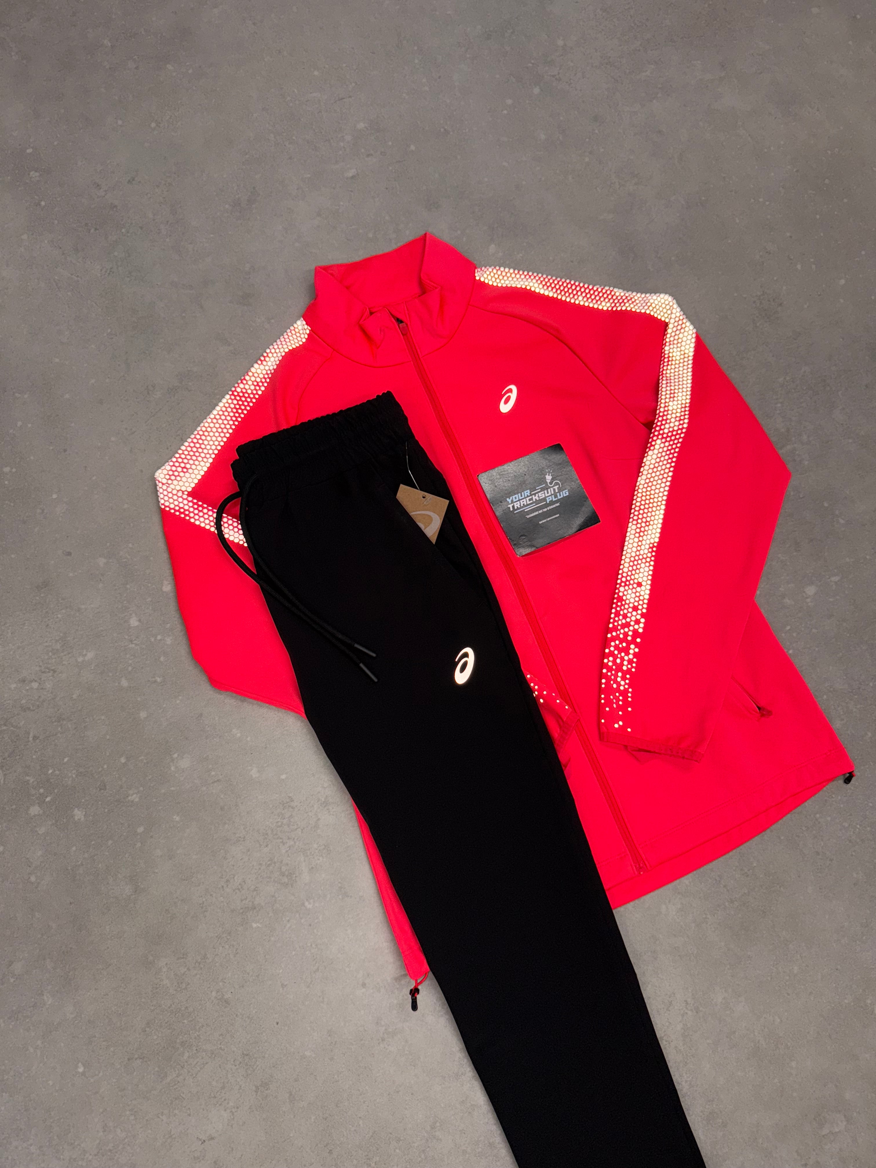ASICS PINK & BLACK TRACKSUIT // LIMITED EDITION