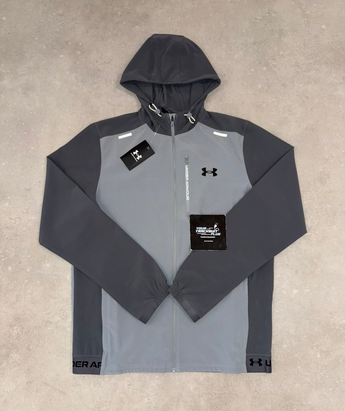 UNDER ARMOUR TRACKSUIT GREY // THE LATEST