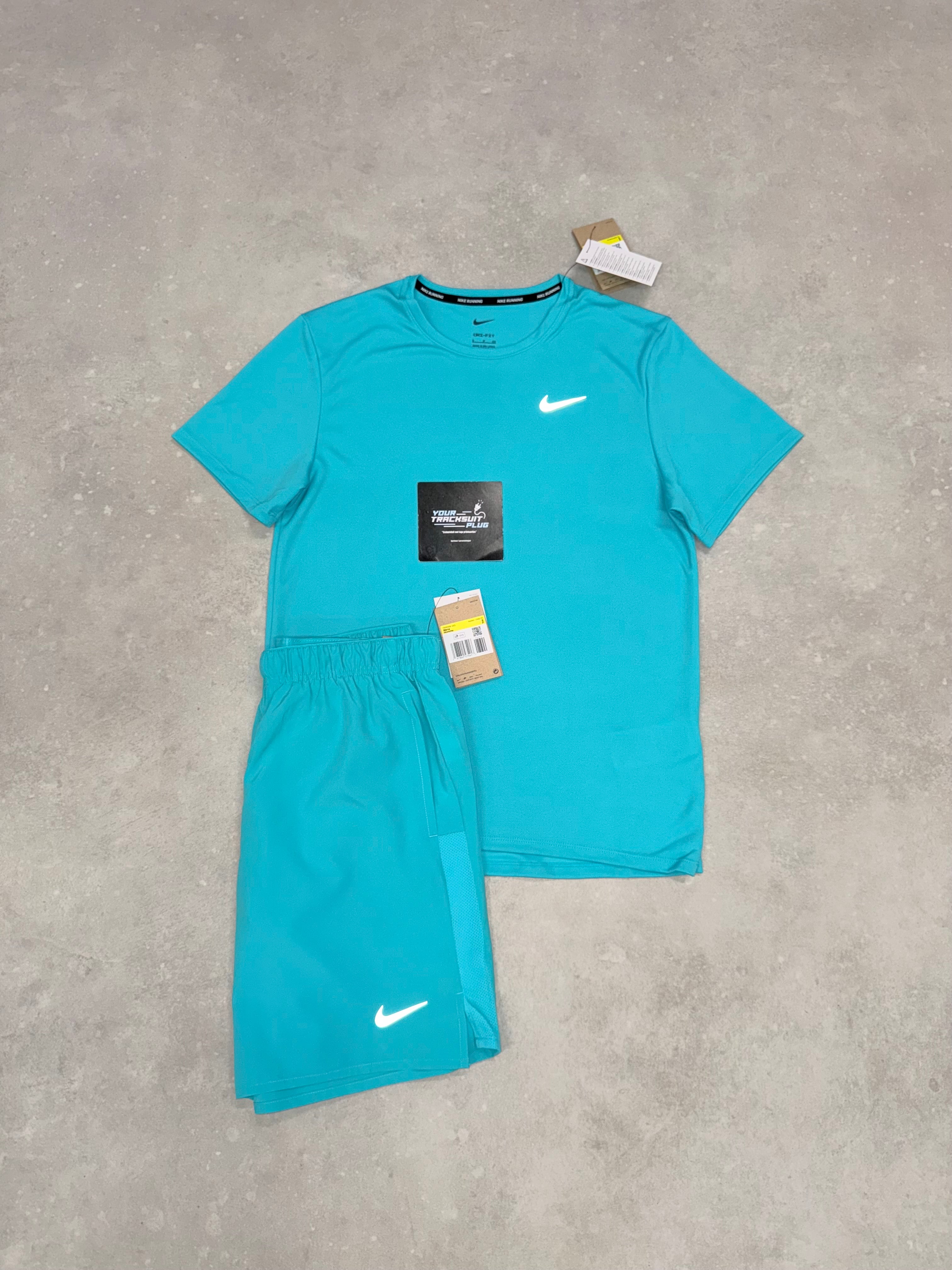 NIKE MILER TURQOUISE // BLUE ZOMER SET