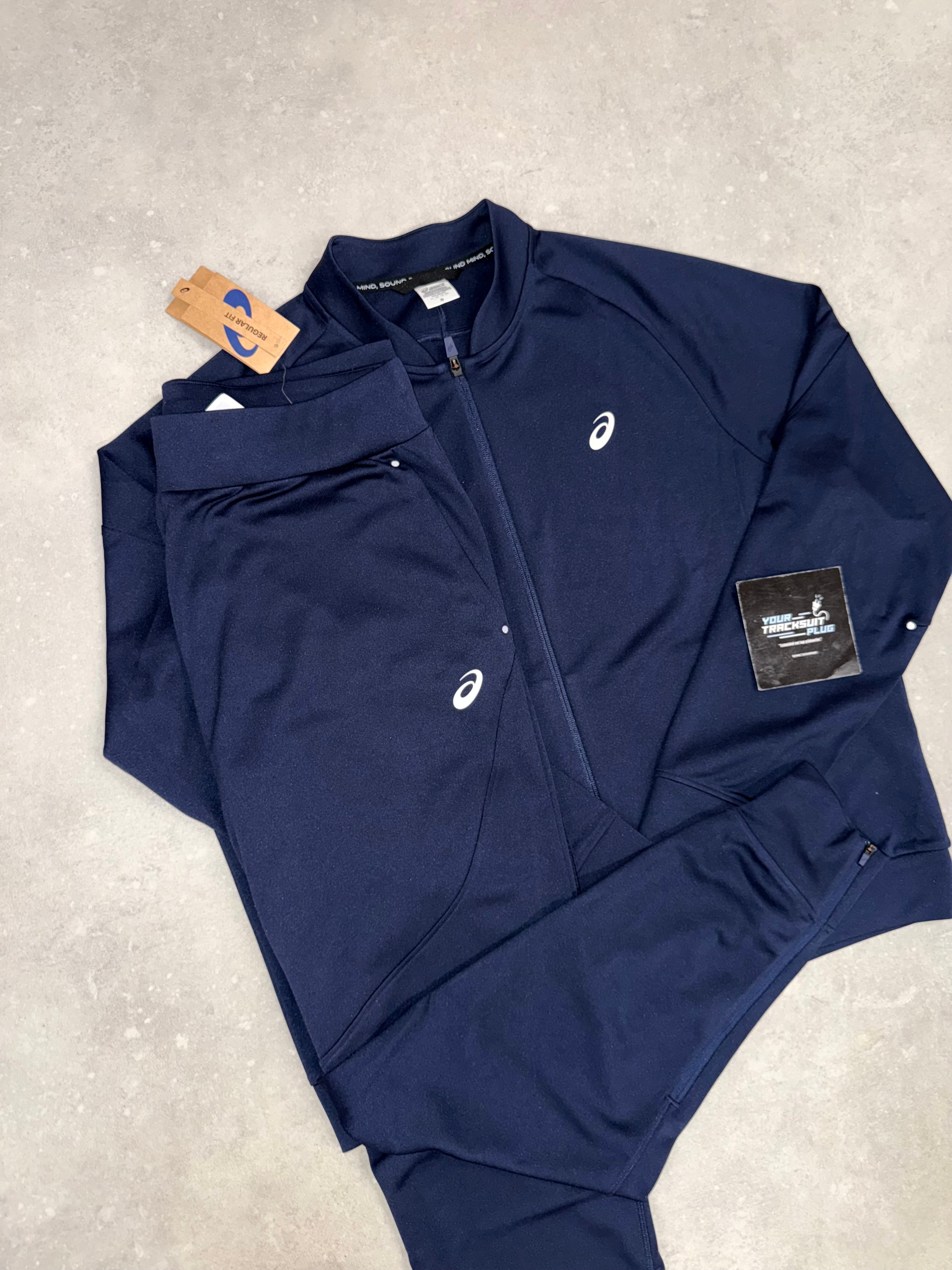 ASICS TRACKSUIT NAVY BLUE