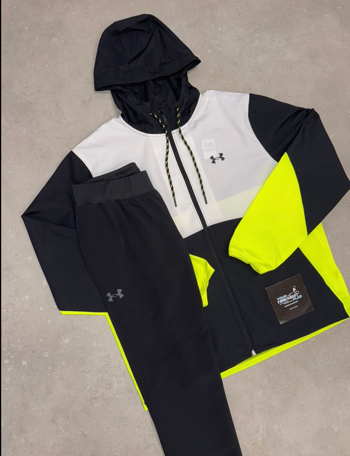 UNDER ADMOUR TRACKSUIT // BLACK & YELLOW