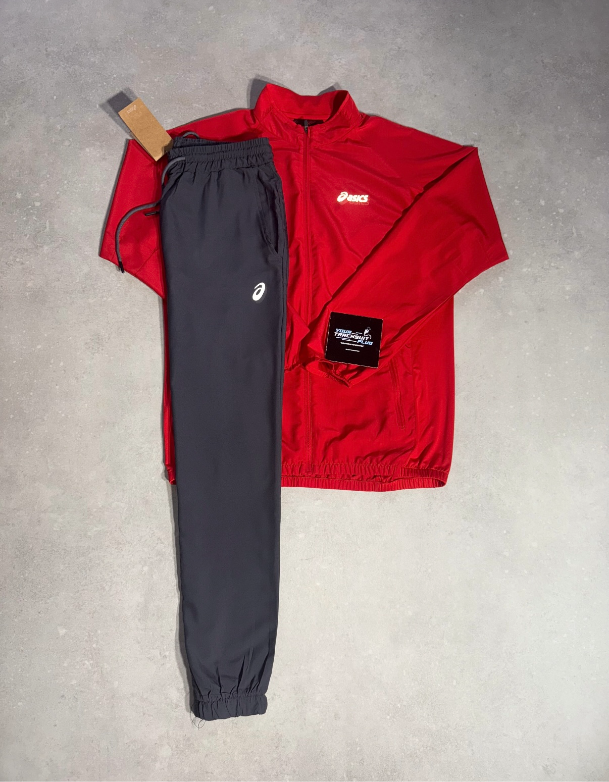 ASICS TRACKSUIT // RED EXCLUSIVE