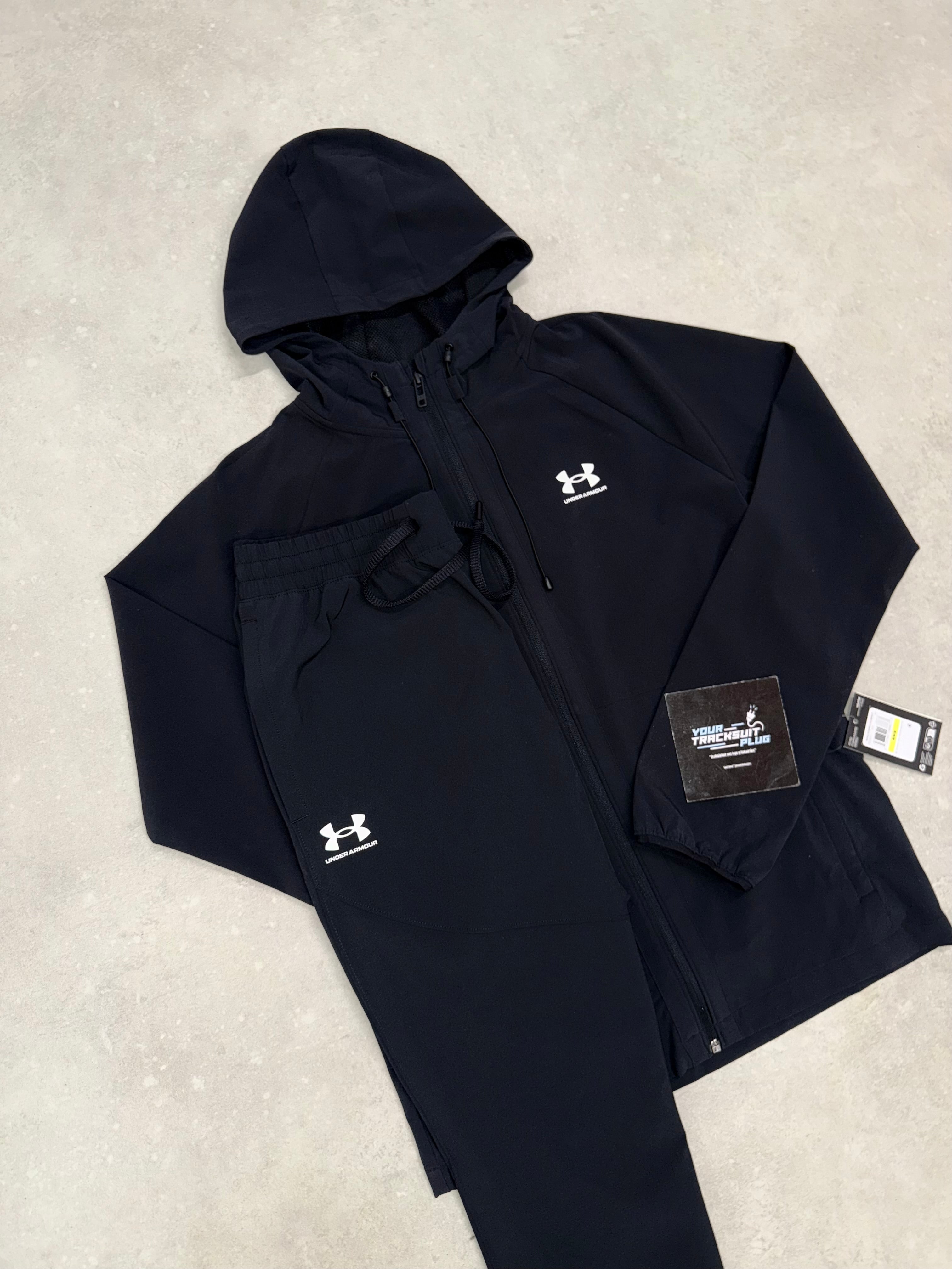 UNDER ARMOUR TRACKSUIT BLACK