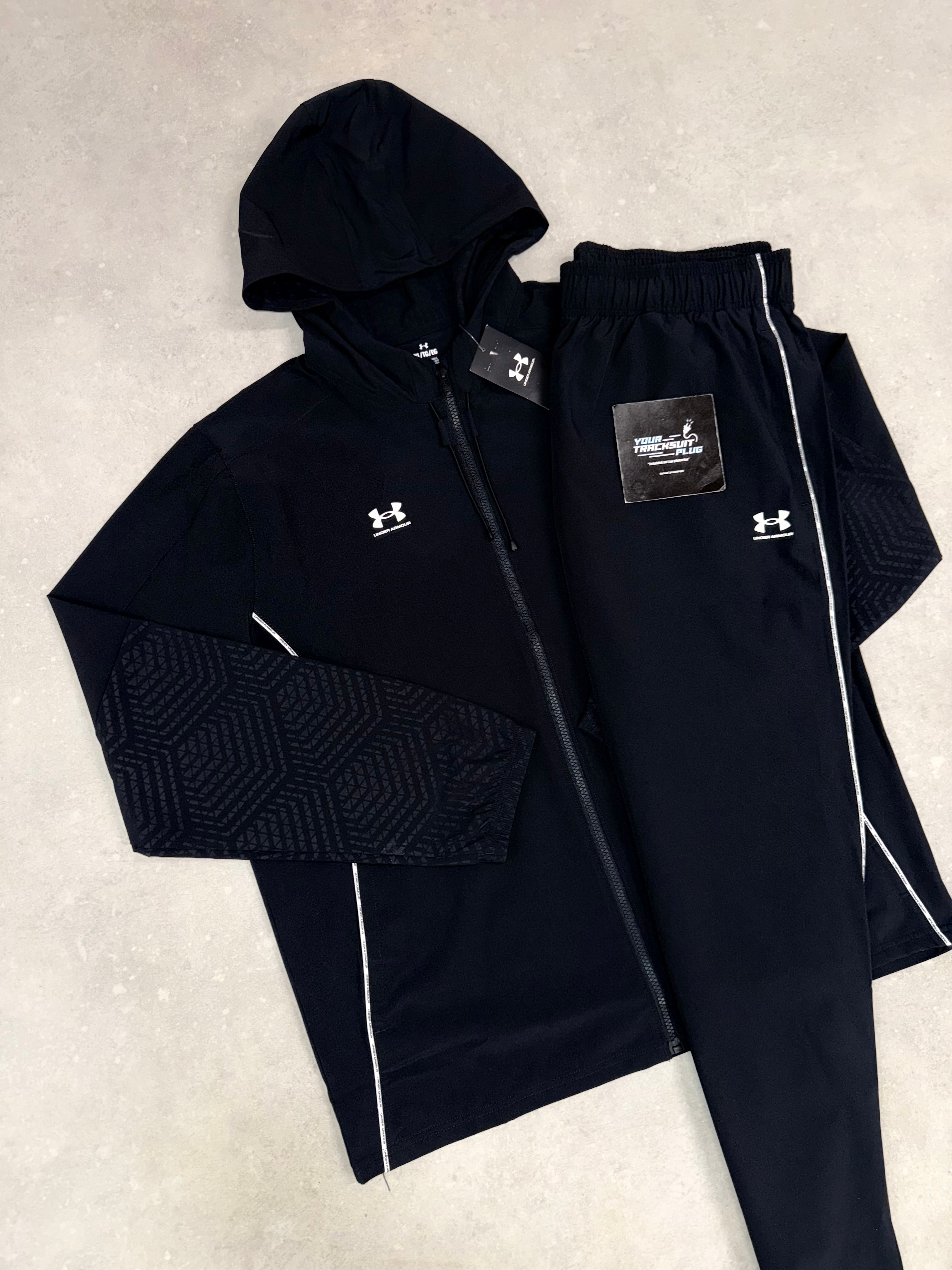 UNDER ARMOUR TRACKSUIT BLACK // THE LATEST