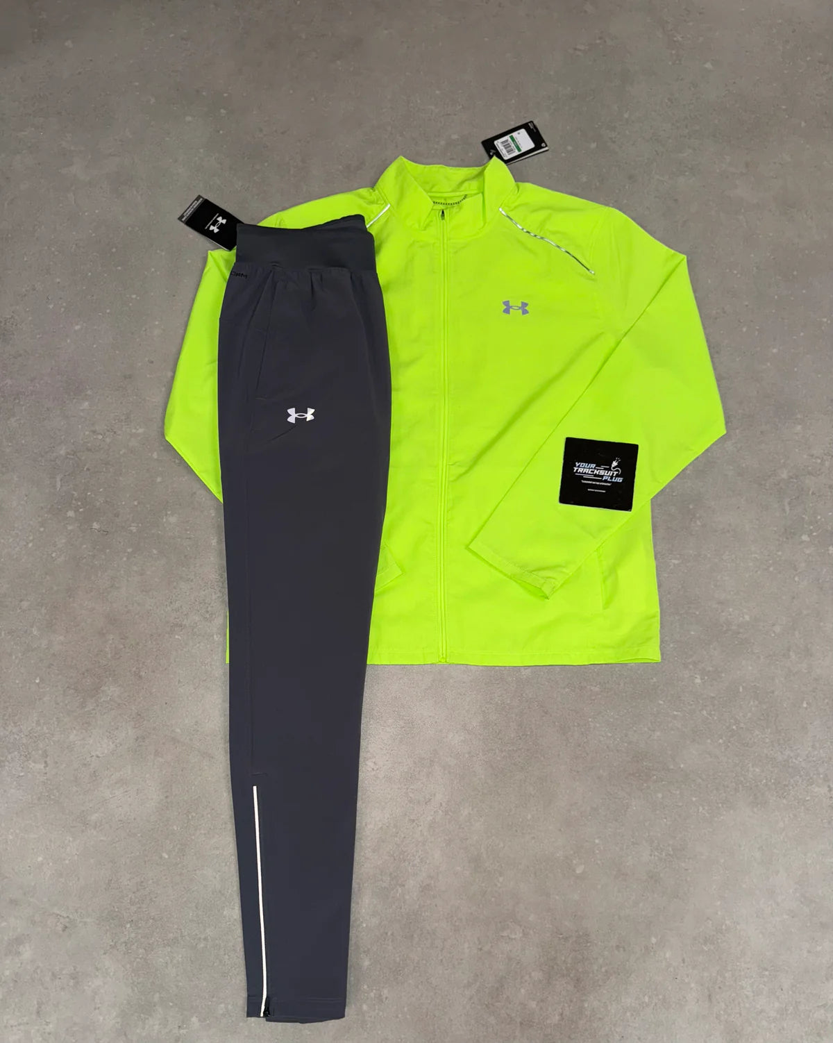 UNDER ARMOUR TRACKSUIT YELLOW & GREY // LIMITED EDITION