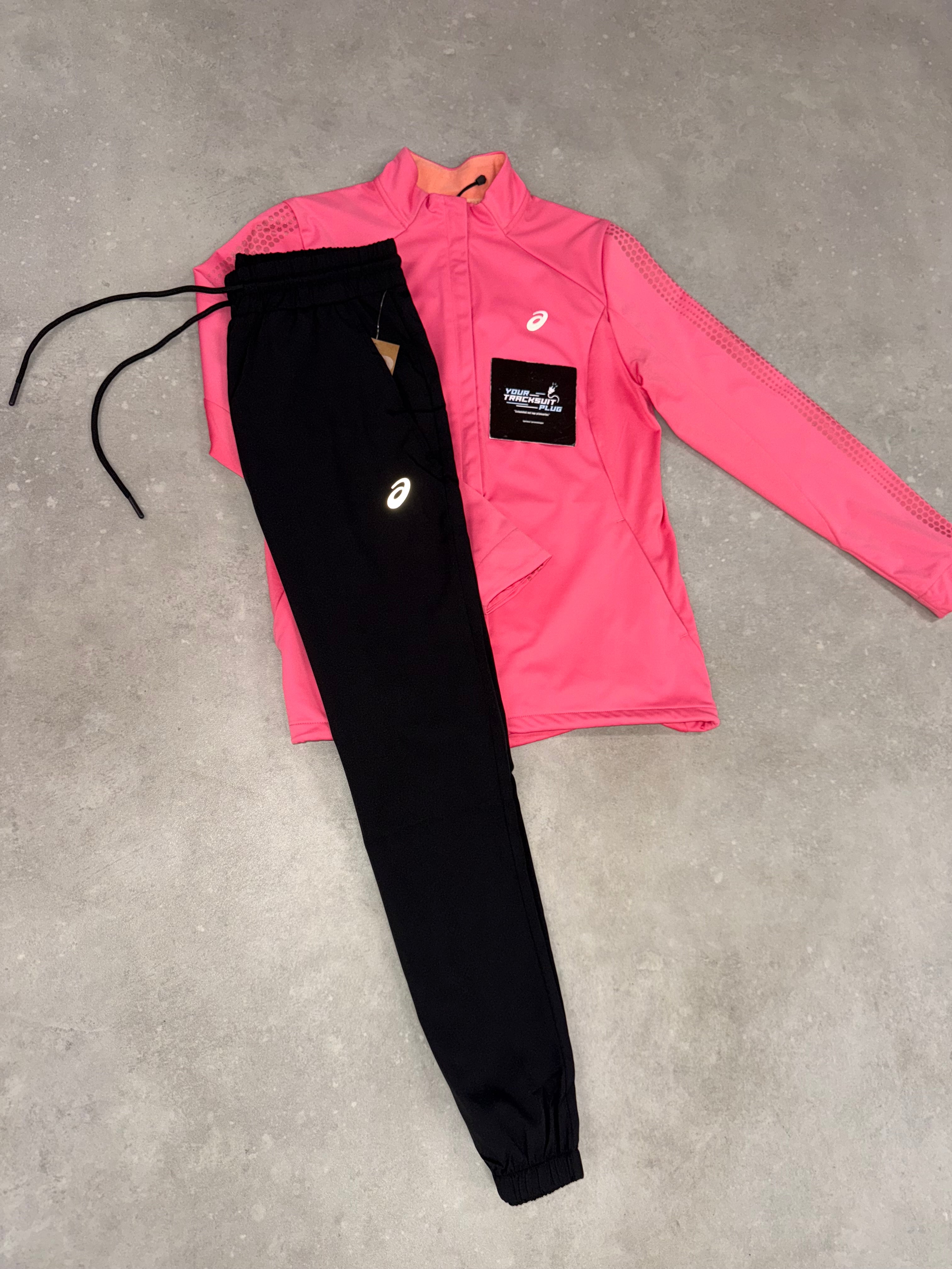 ASICS SOFT-SHELL TRACKSUIT PINK // VERY EXCLUSIVE