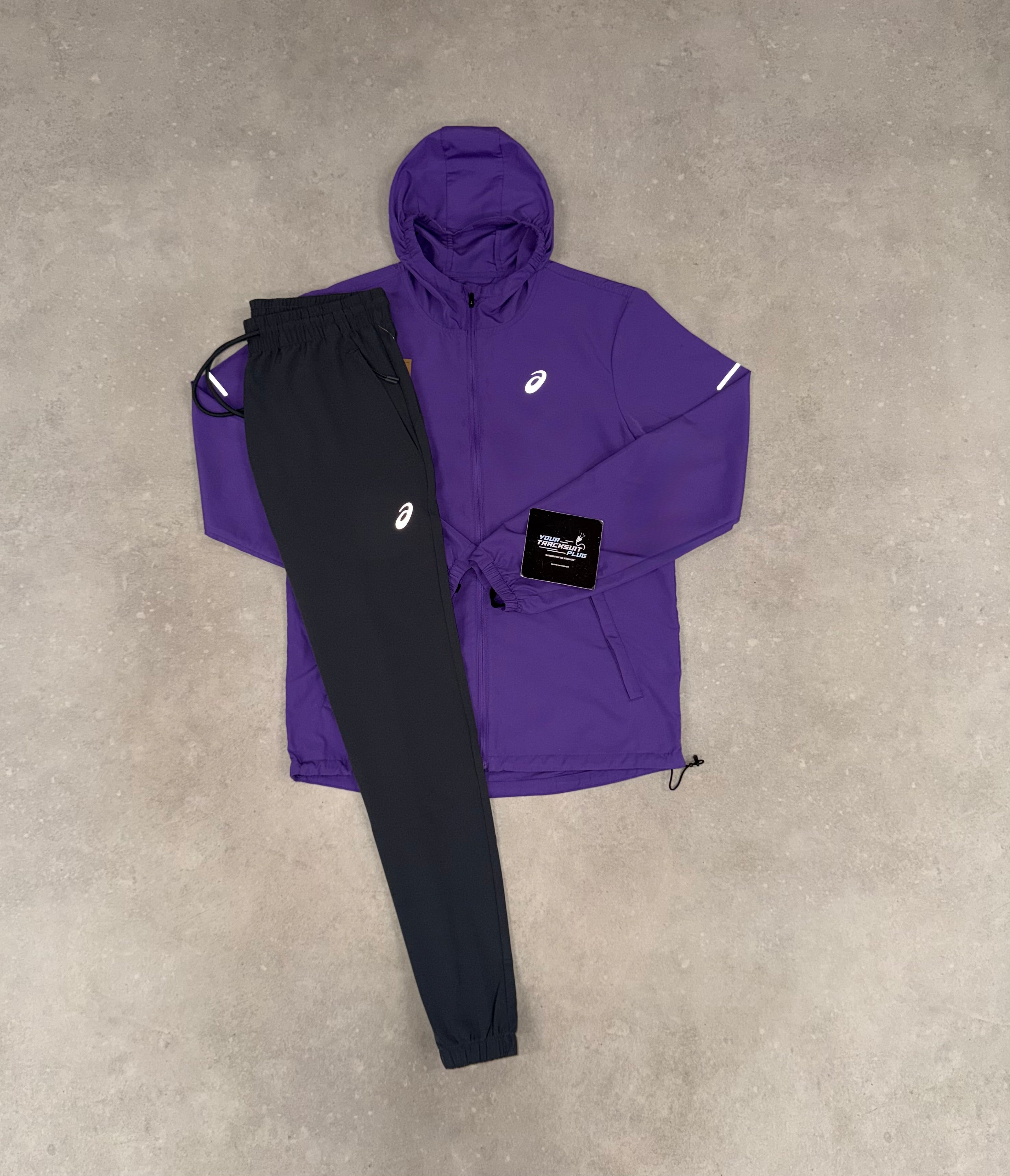 ASICS PURPLE & GREY TRACKSUIT // THE LATEST