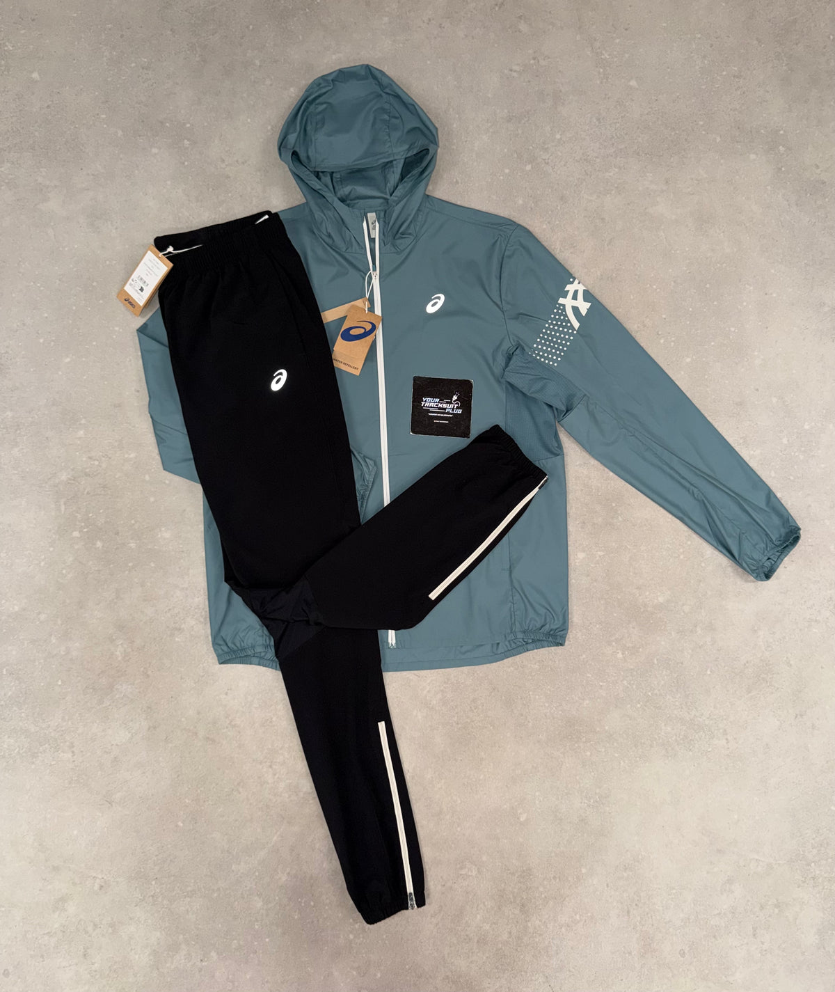 ASICS TRACKSUIT BLUE & BLACK // THE LATEST