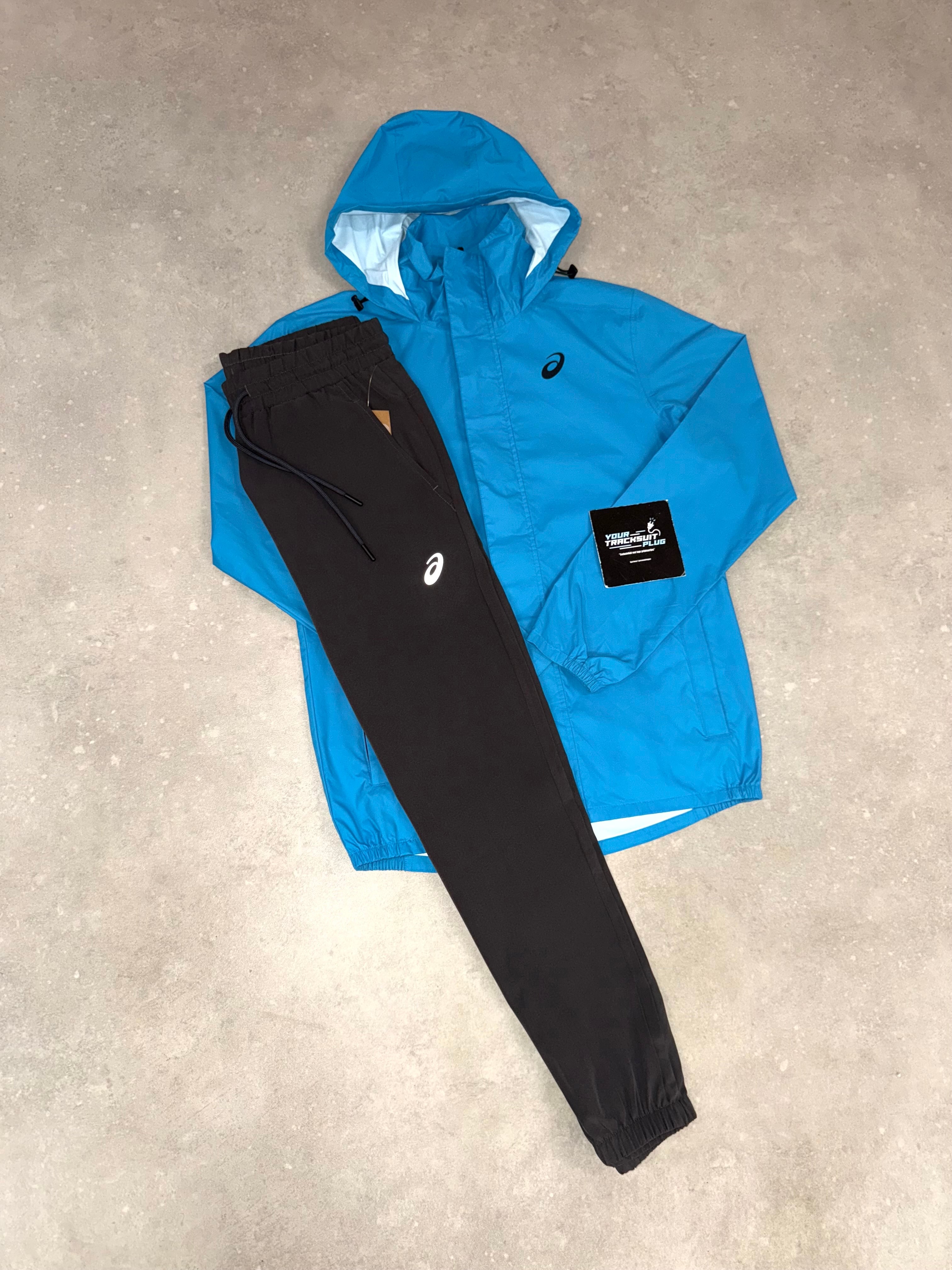 ASICS TRACKSUIT GREY & BLUE // VERY EXCLUSIVE