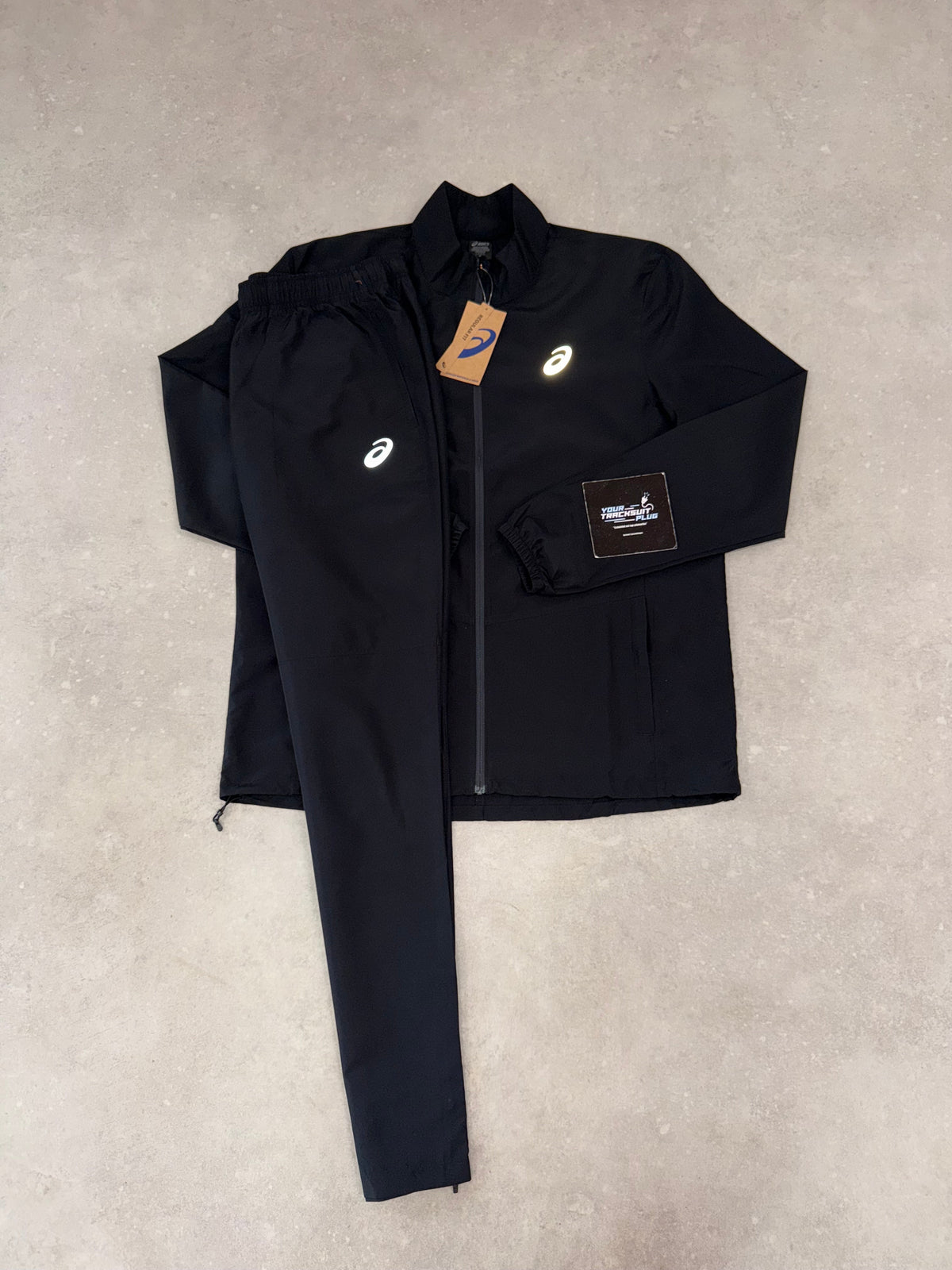 ASICS WOVEN BLACK TRACKSUIT