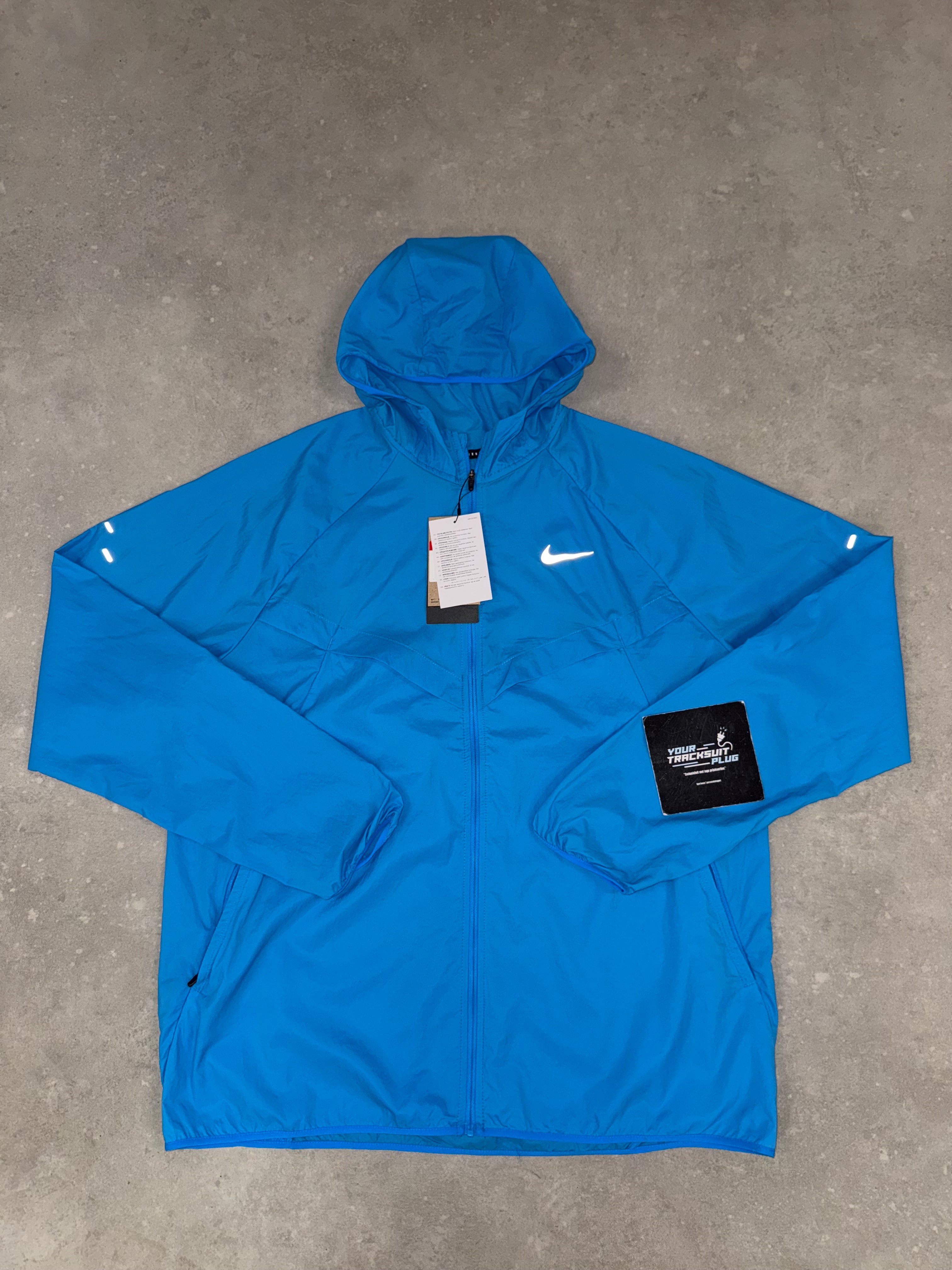 NIKE BLUE JACKET SHORT SET