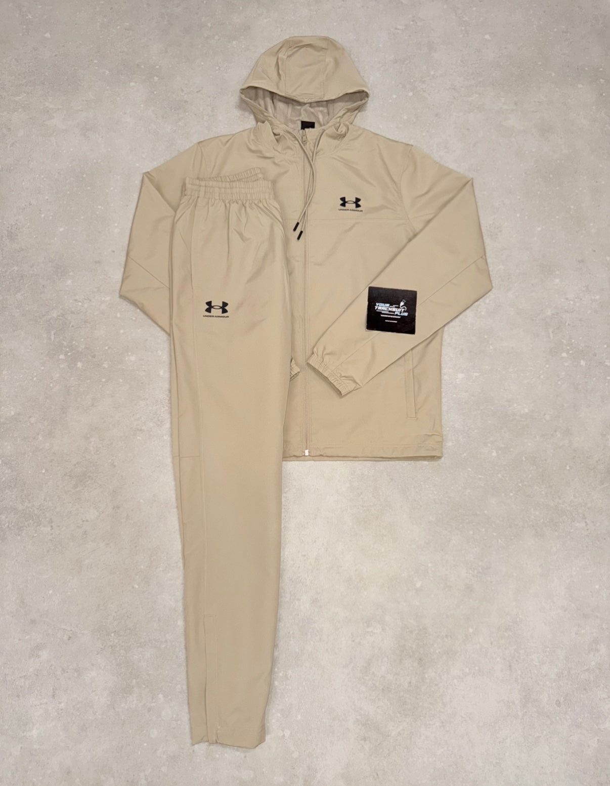 UNDER ARMOUR TRACKSUIT BEIGE