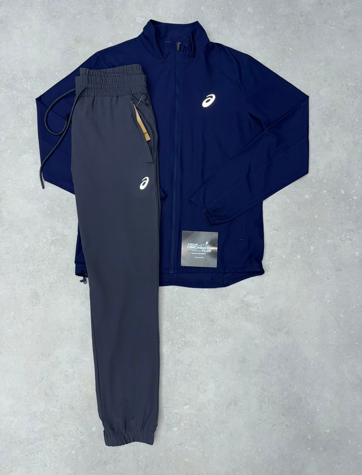 ASICS TRACKSUIT // BLUE & GREY