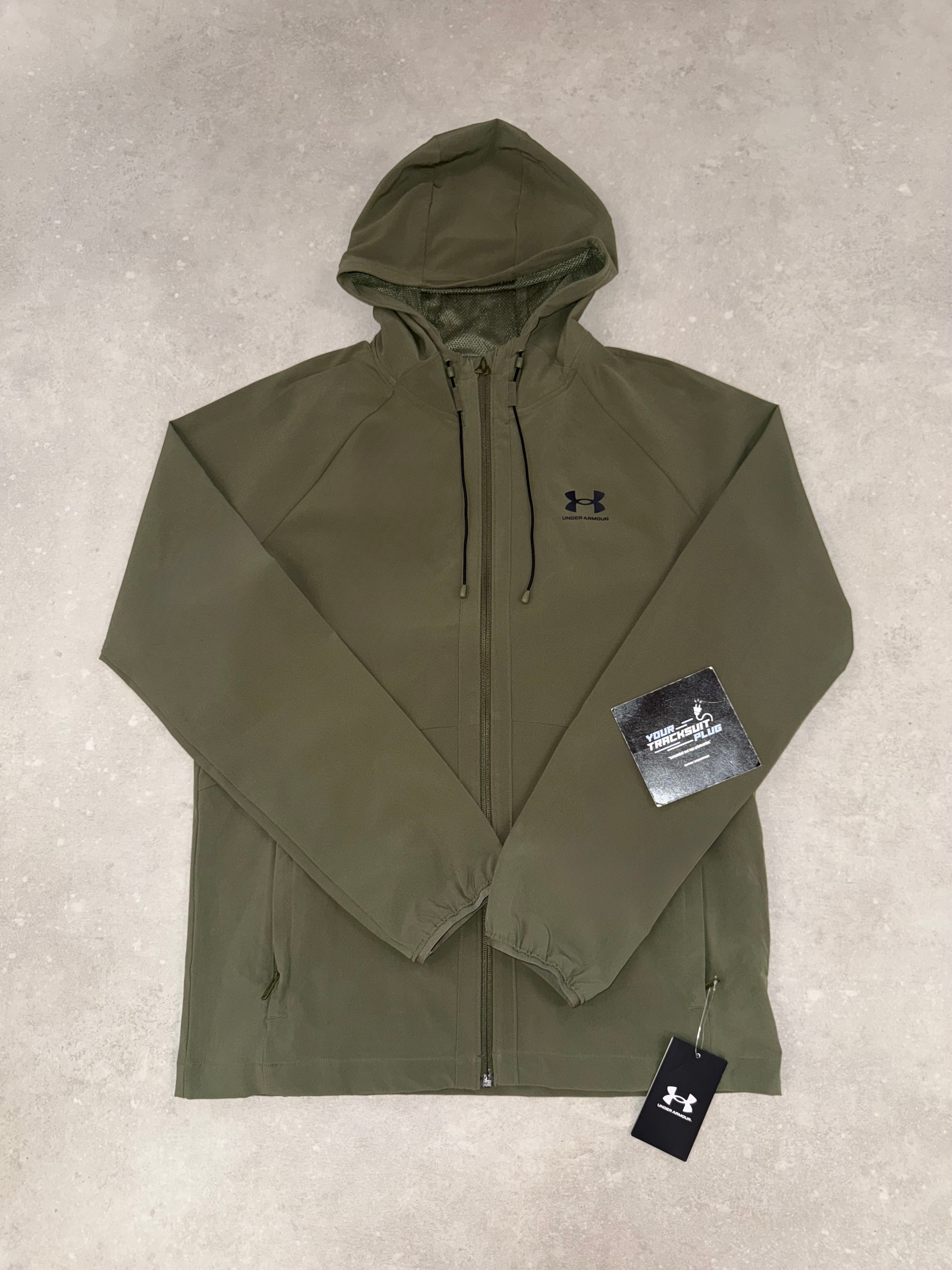 UNDER ARMOUR TRACKSUIT // KHAKI GREEN