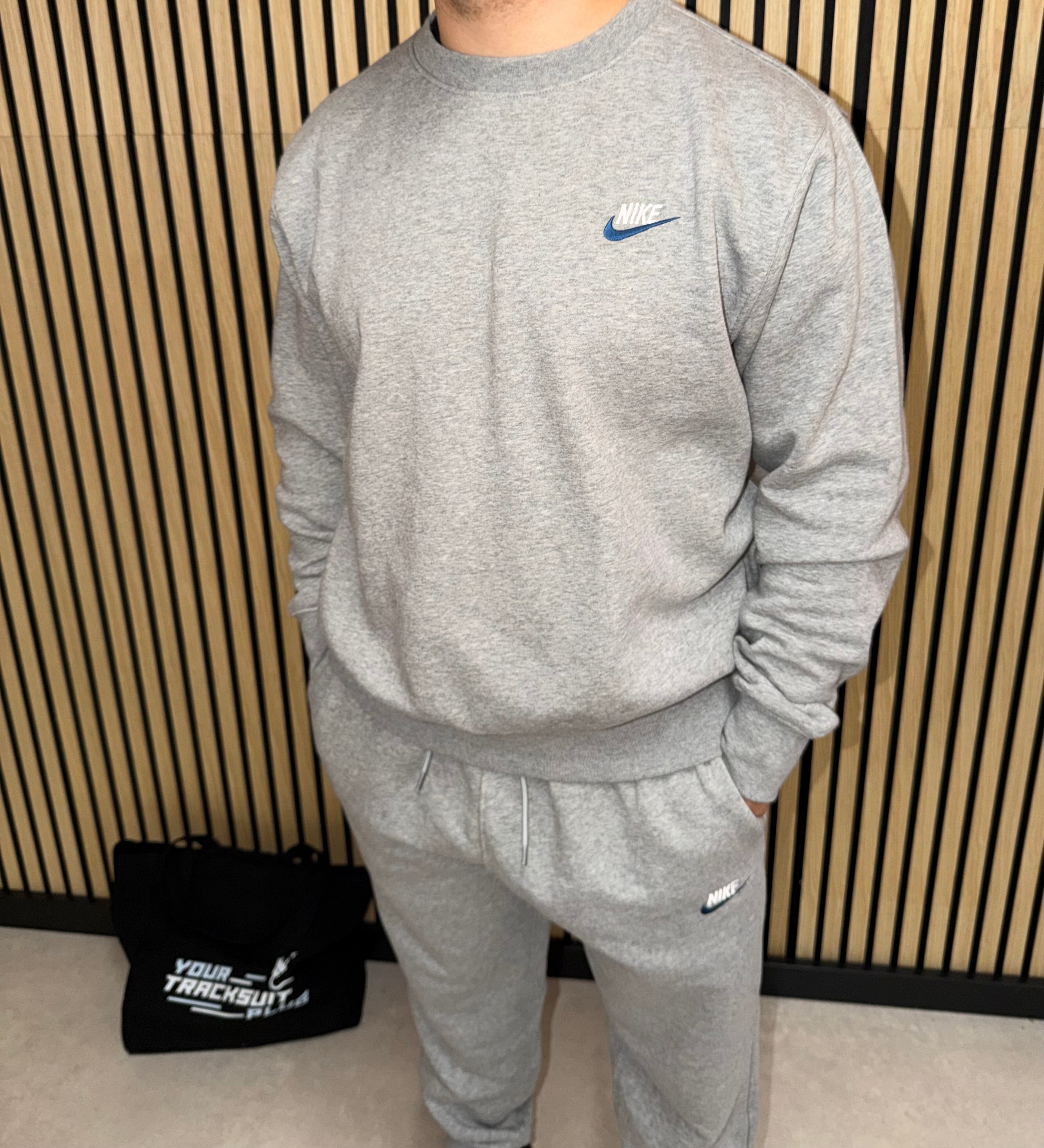 NIKE SWEATER GREY TRACKSUIT