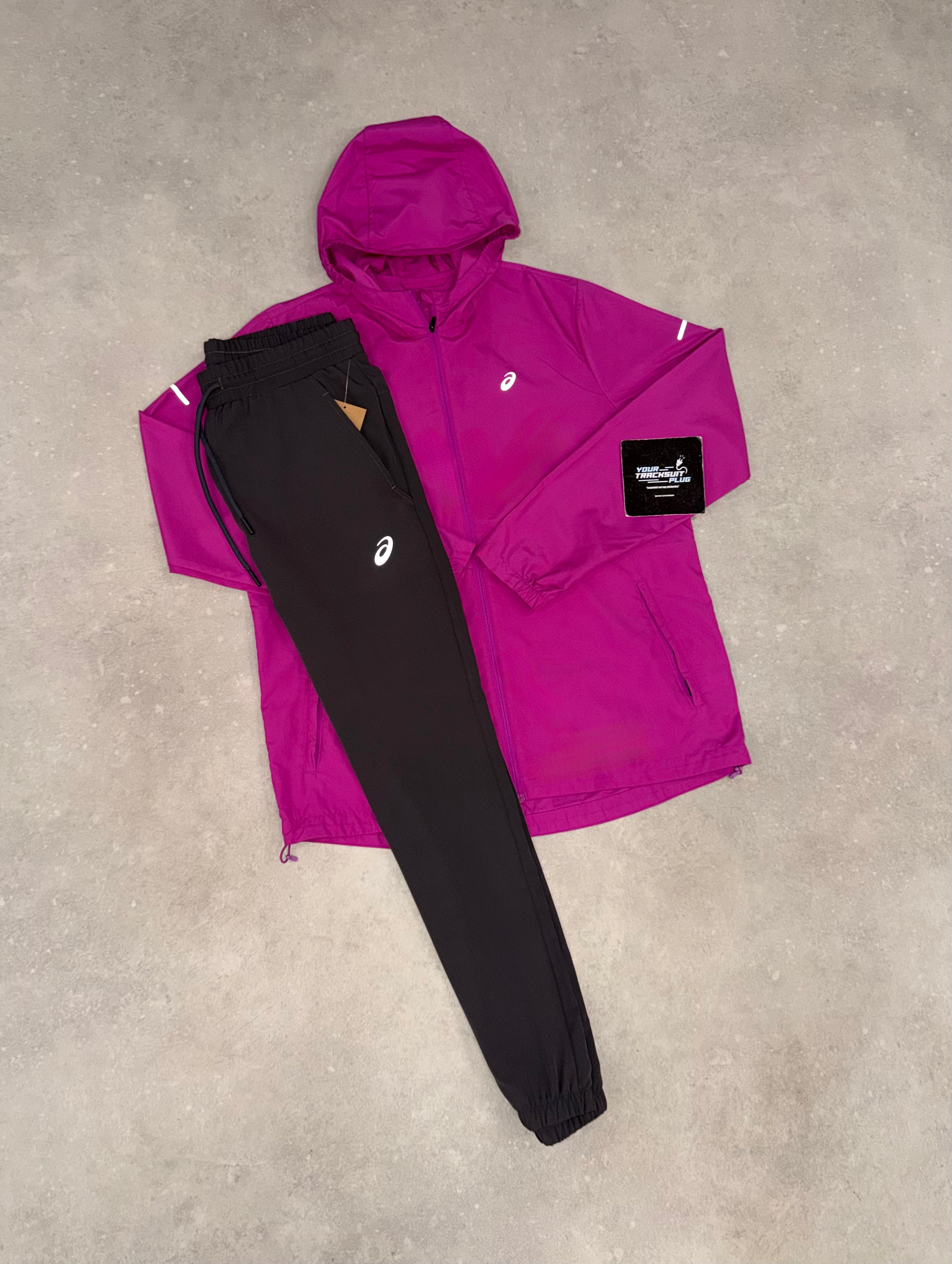 ASICS PURPLE & GREY TRACKSUIT // VERY EXCLUSIVE