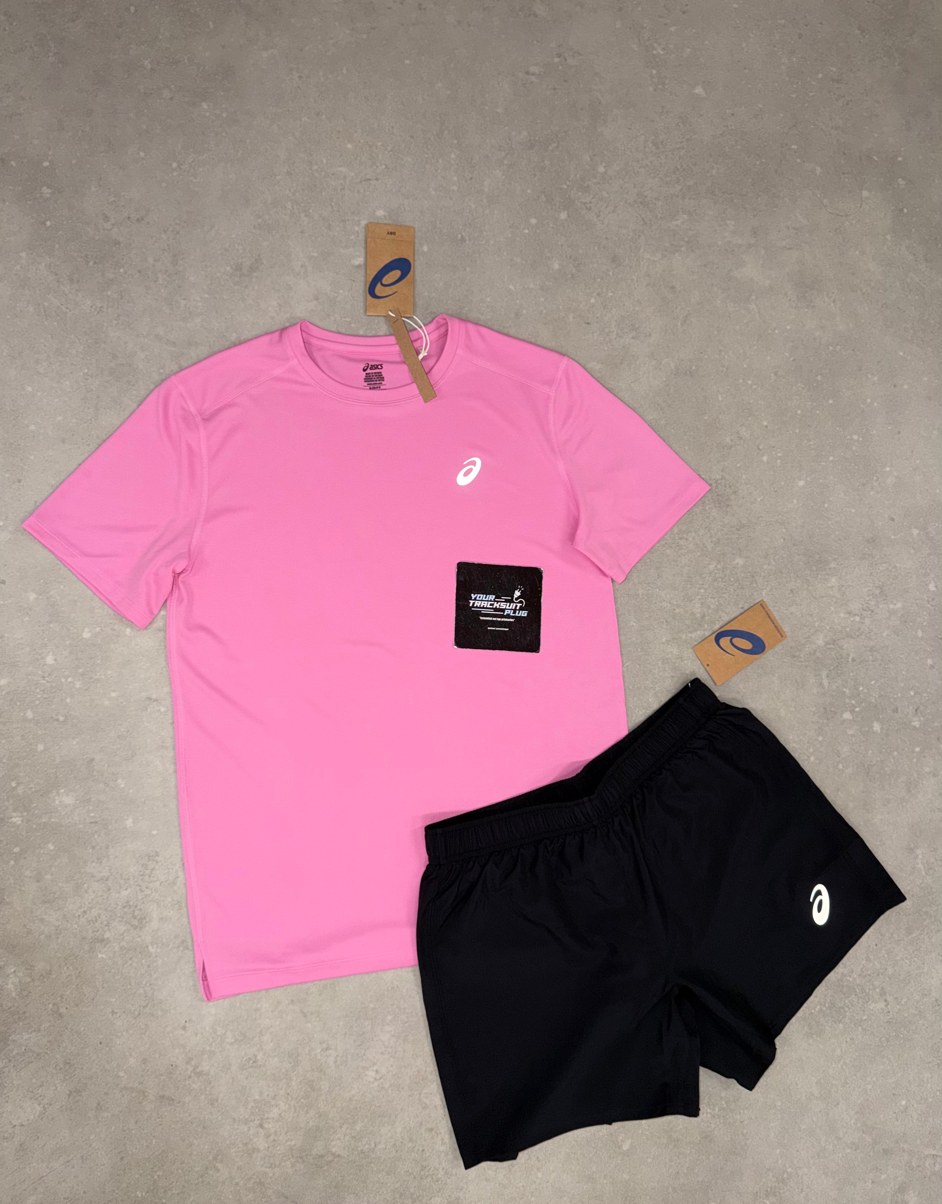 ASICS PINK & BLACK SUMMER SET