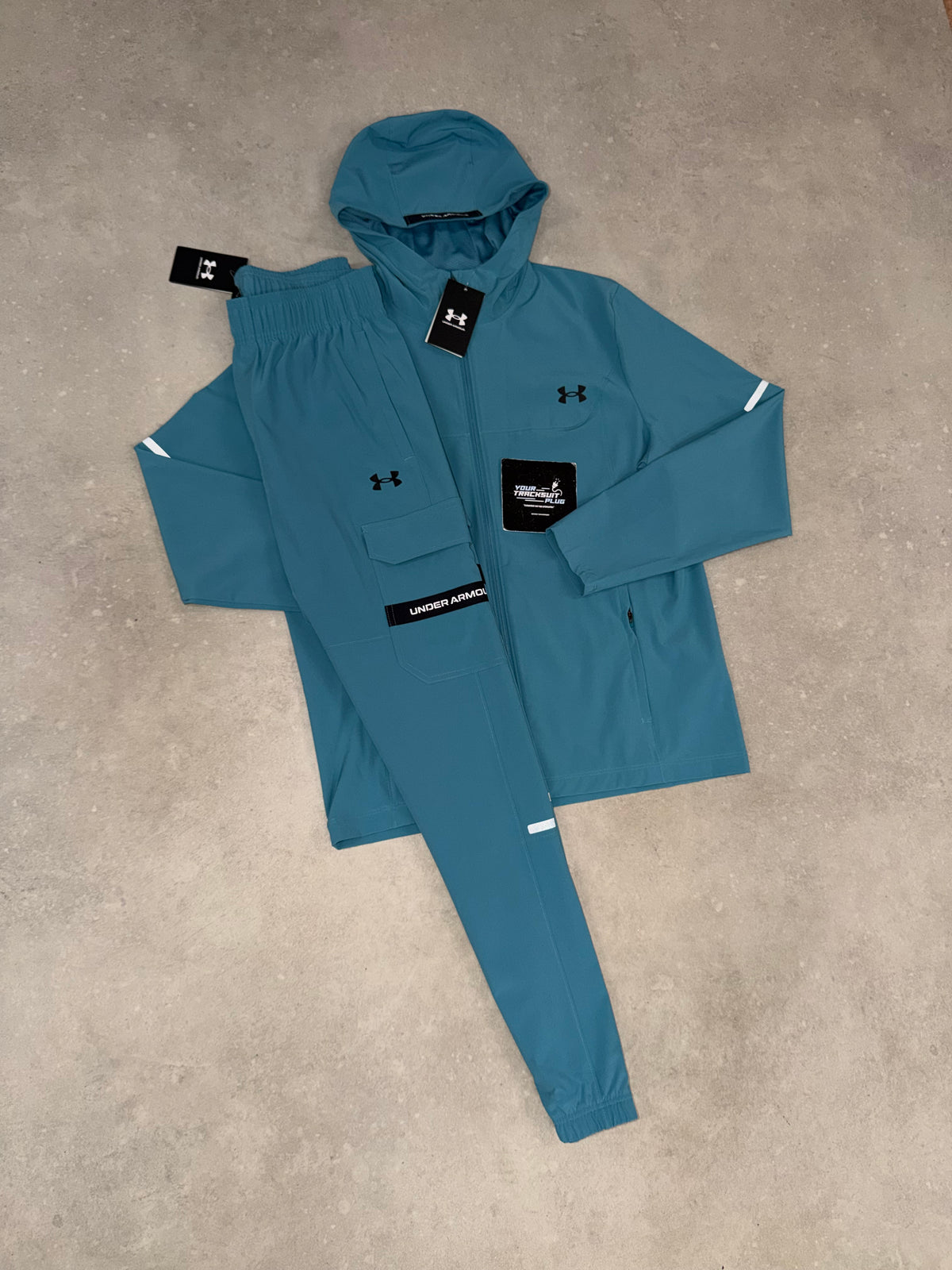 UNDER ARMOUR TRACKSUIT BLUE // THE LATEST