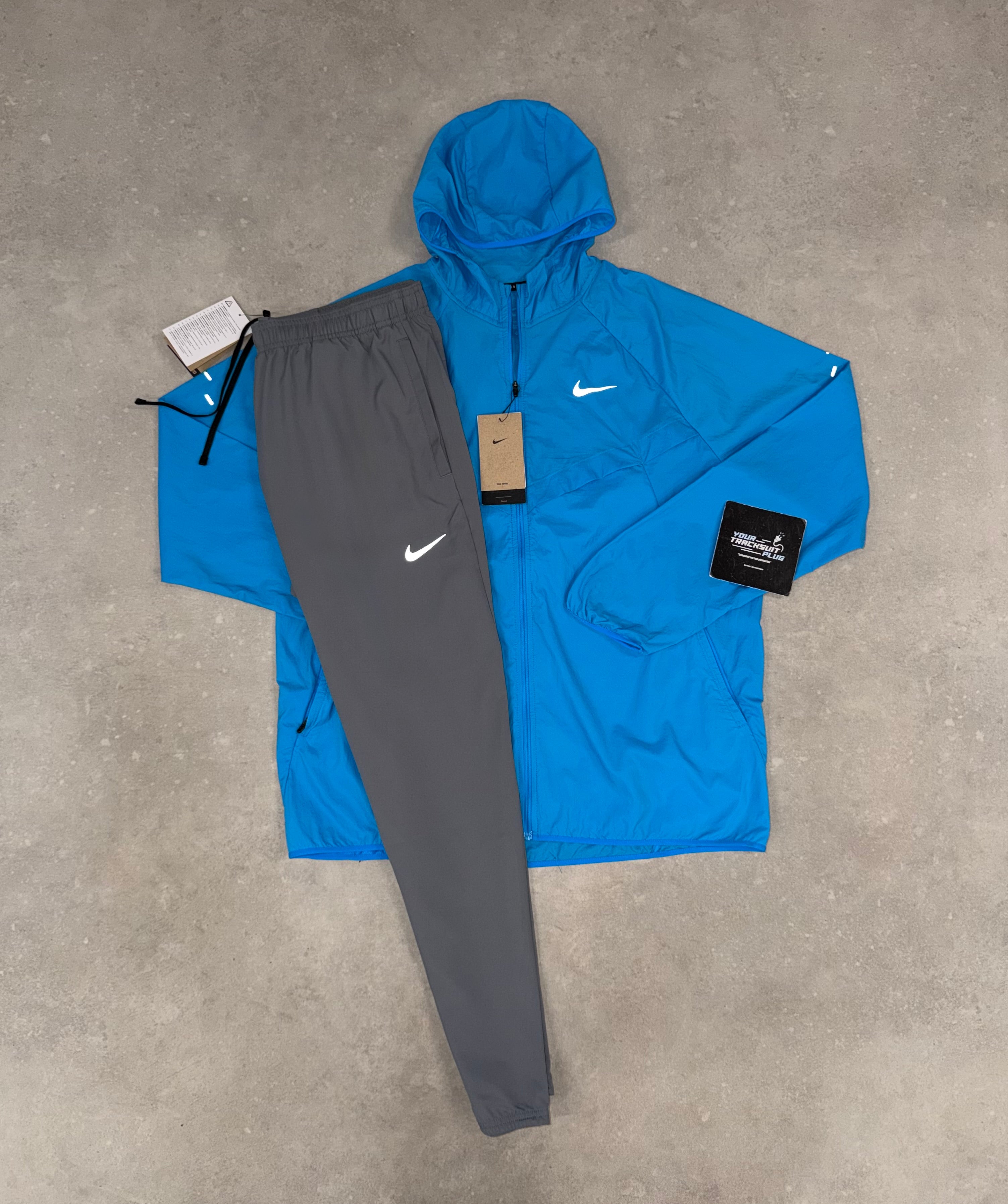 NIKE BLUE & GREY TRACKSUIT // THE LATEST