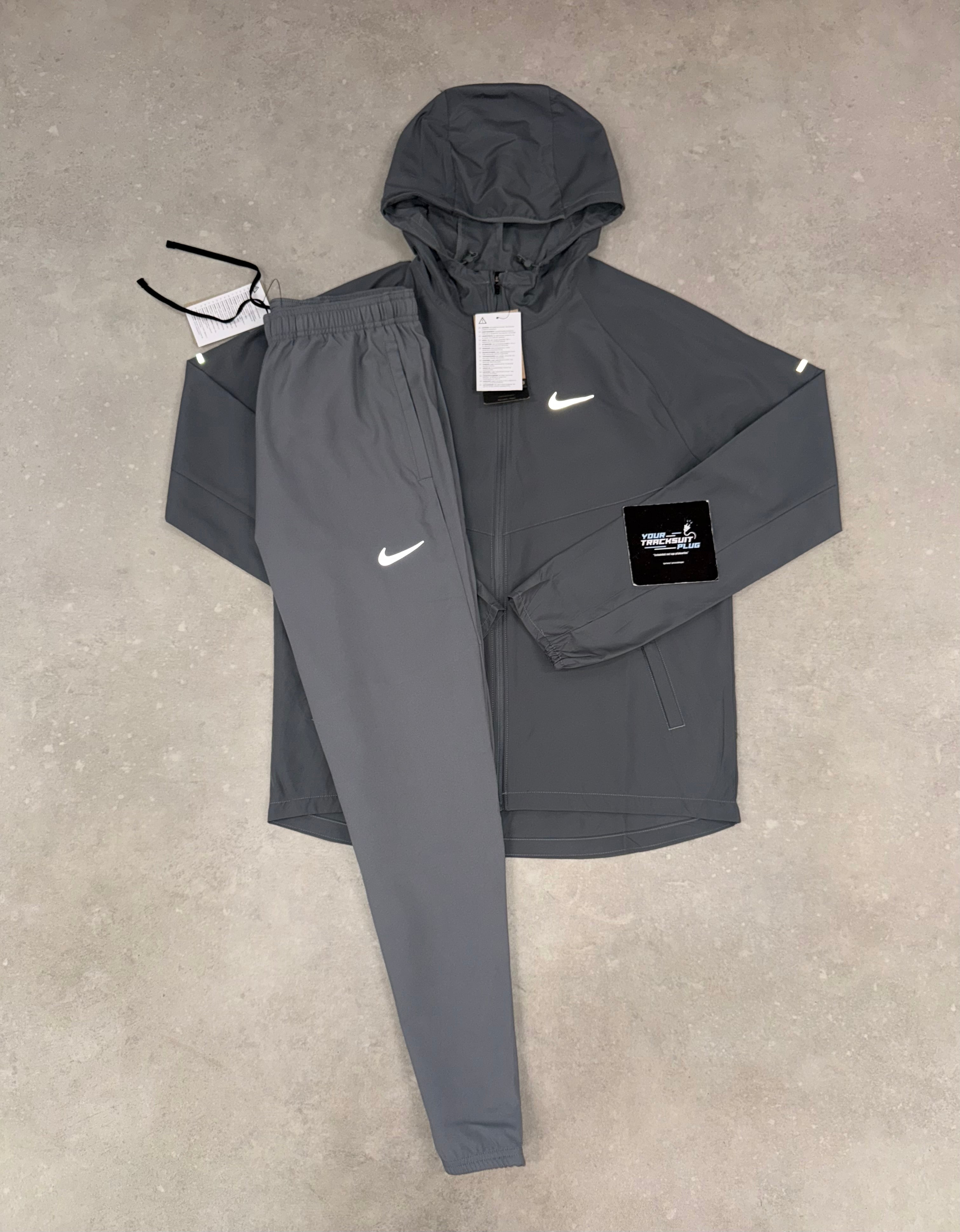 NIKE MILER TRACKSUIT GREY ON GREY