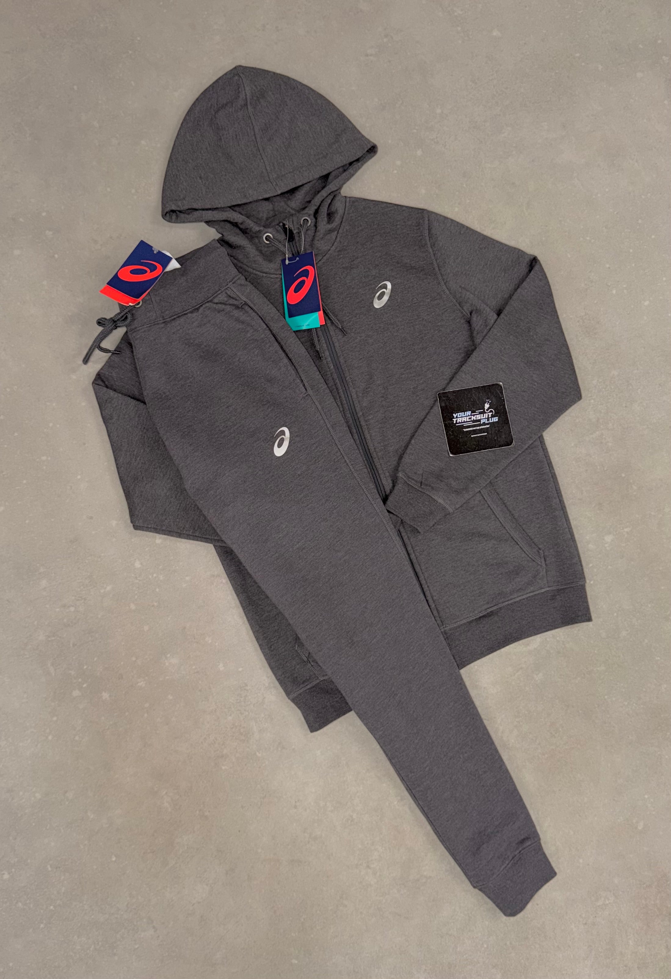 ASICS KNIT GREY TRACKSUIT // VERY VERY EXCLUSIVE