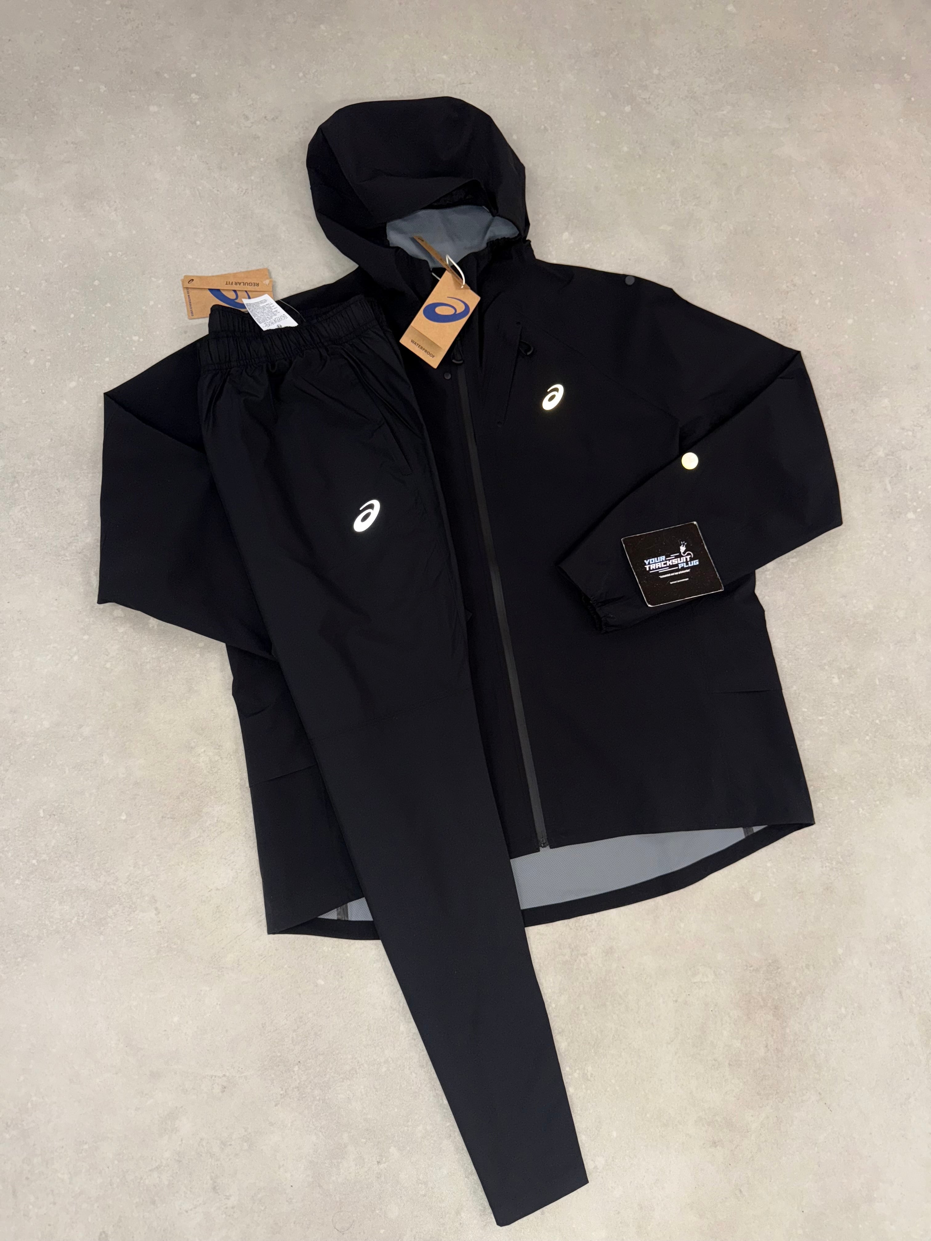 ASICS SOFT-SHELL TRACKSUIT BLACK // LIMITED EDITION