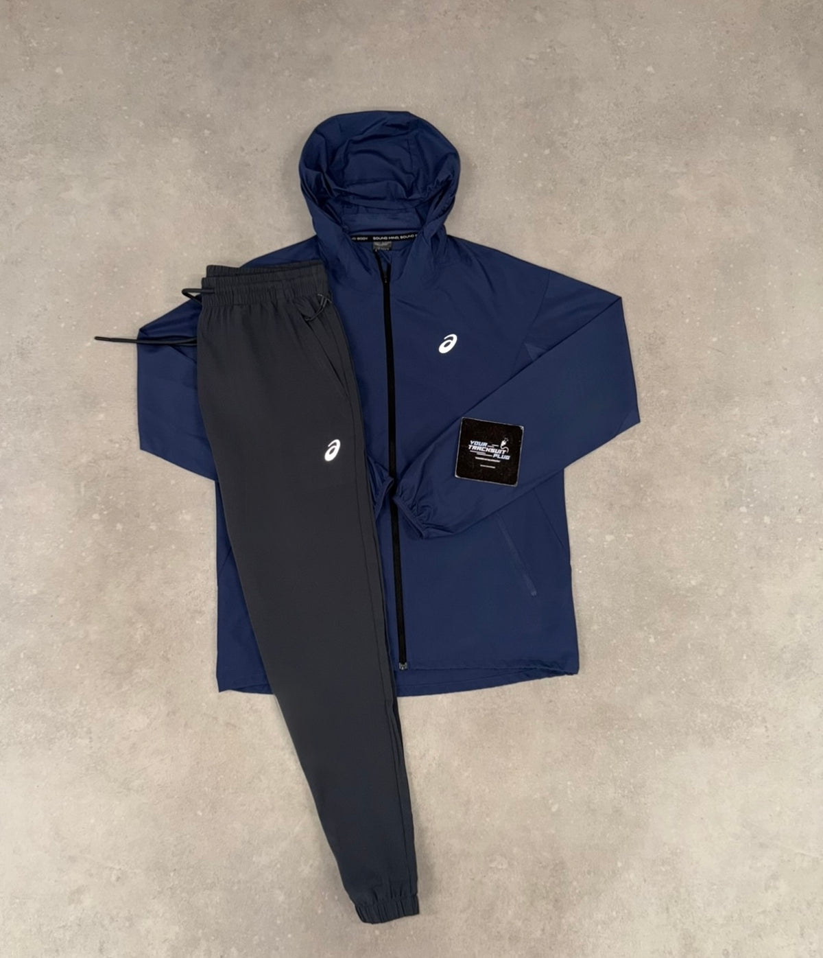 ASICS TRACKSUIT BLUE & GREY TRACKSUIT // VERY EXCLUSIVE
