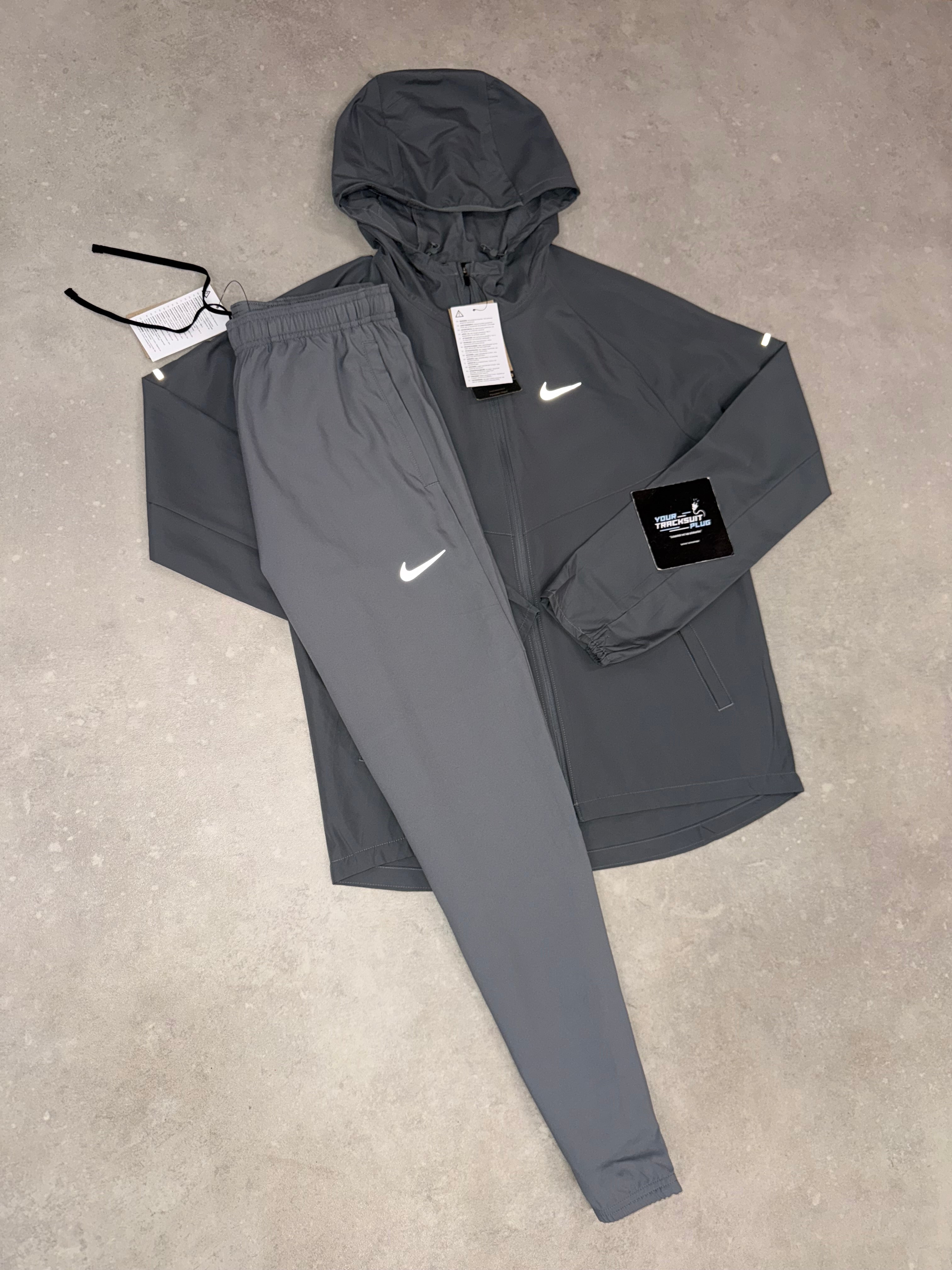 NIKE MILER TRACKSUIT GREY ON GREY