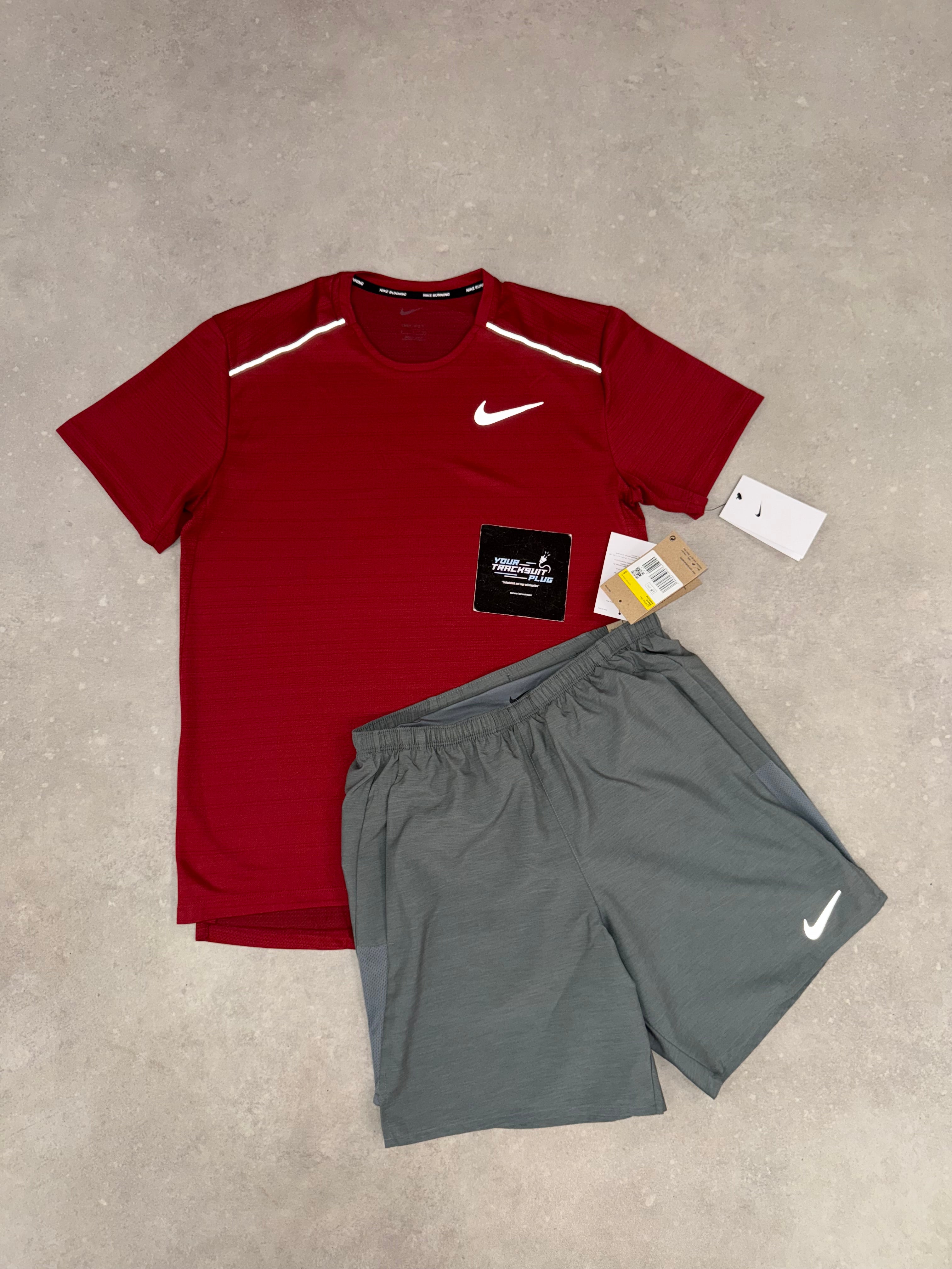 NIKE MILER RED & GREY // SUMMER SET