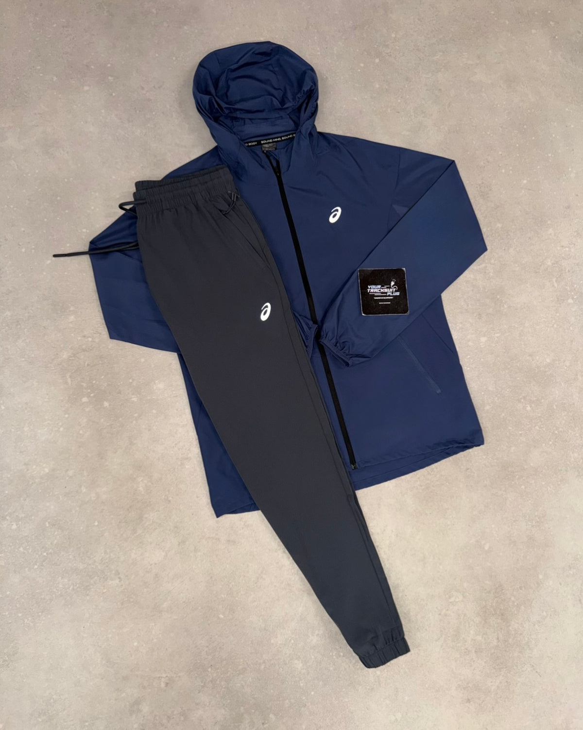 ASICS TRACKSUIT BLUE & GREY // VERY EXCLUSIVE EDITION